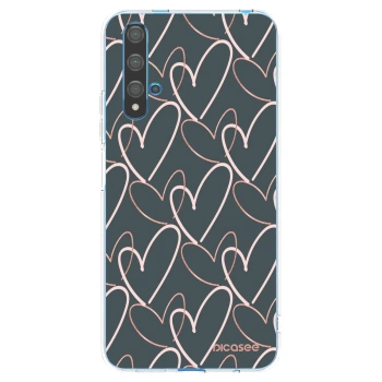 Picasee silikonska prozirna maskica za Huawei Nova 5T - Lots of love