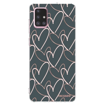 Picasee silikonska prozirna maskica za Samsung Galaxy A71 A715F - Lots of love