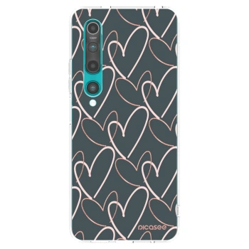 Picasee silikonska prozirna maskica za Xiaomi Mi 10 - Lots of love
