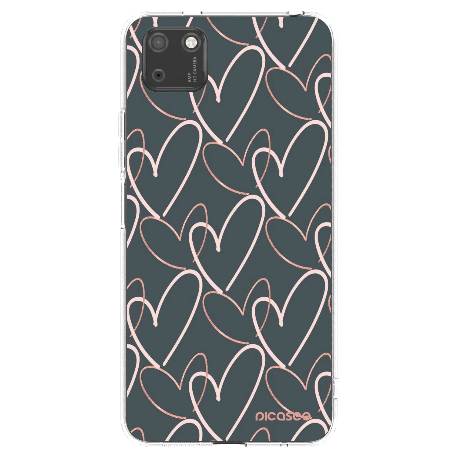 Picasee silikonska prozirna maskica za Huawei Y5P - Lots of love