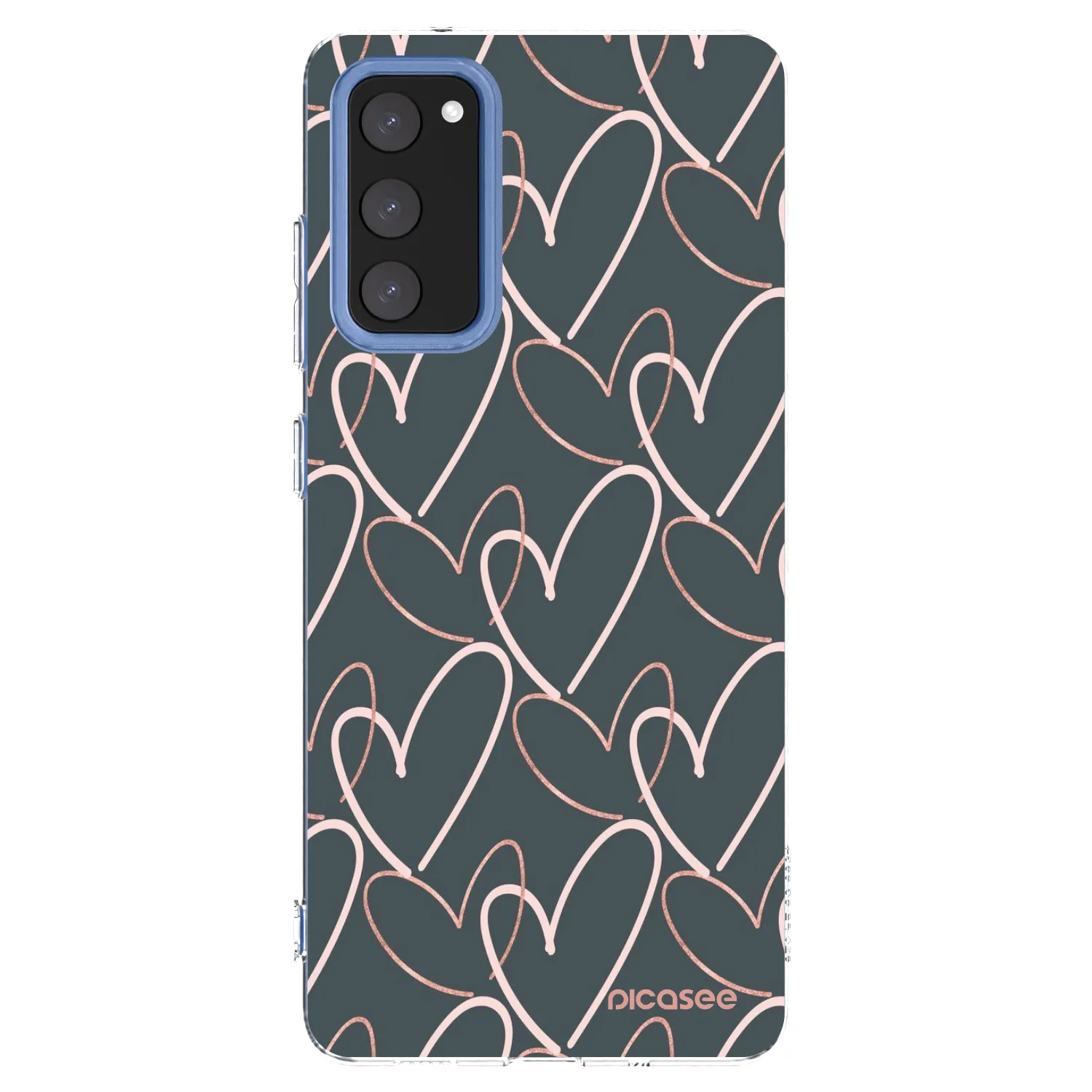 Picasee silikonska prozirna maskica za Samsung Galaxy S20 FE - Lots of love