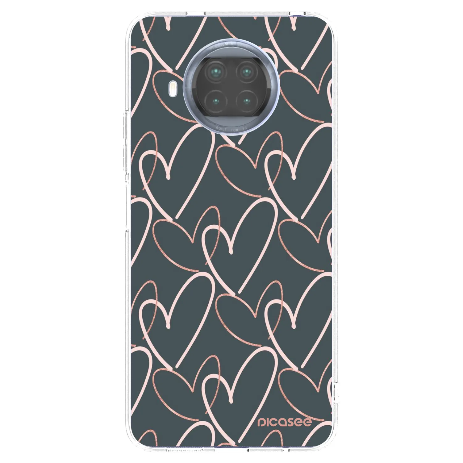 Picasee silikonska prozirna maskica za Xiaomi Mi 10T Lite - Lots of love