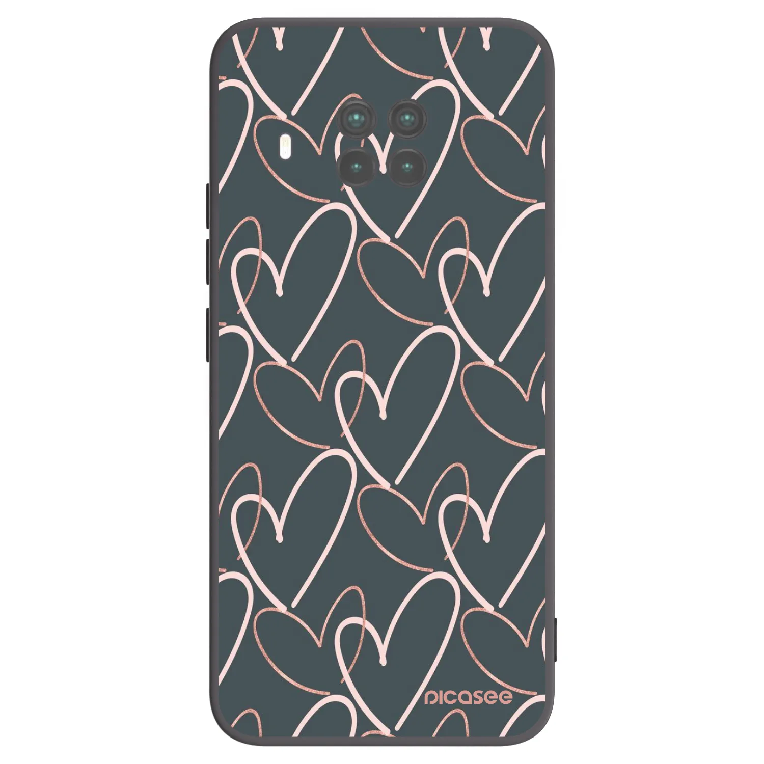 Picasee crna silikonska maskica za Xiaomi Mi 10T Lite - Lots of love