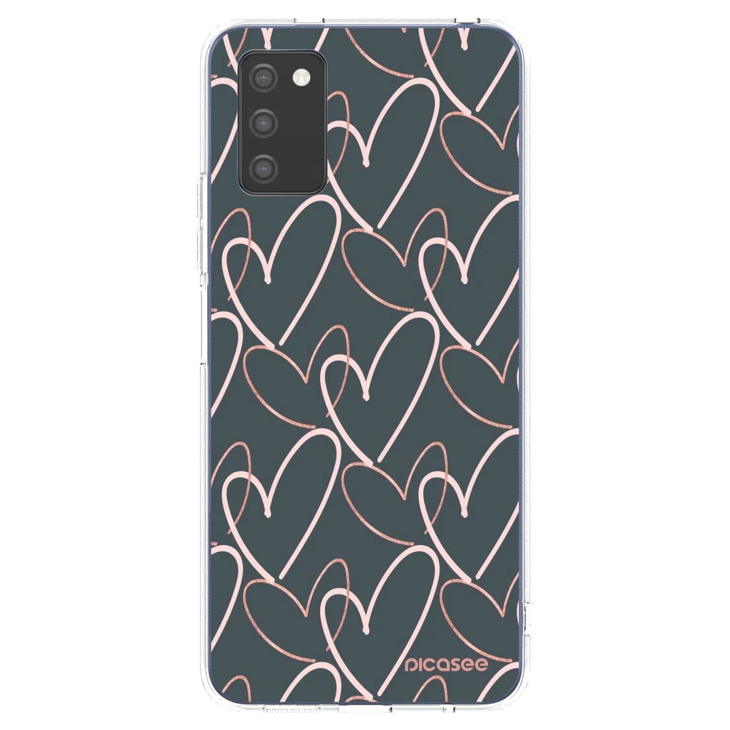 Picasee silikonska prozirna maskica za Samsung Galaxy A02s A025G - Lots of love