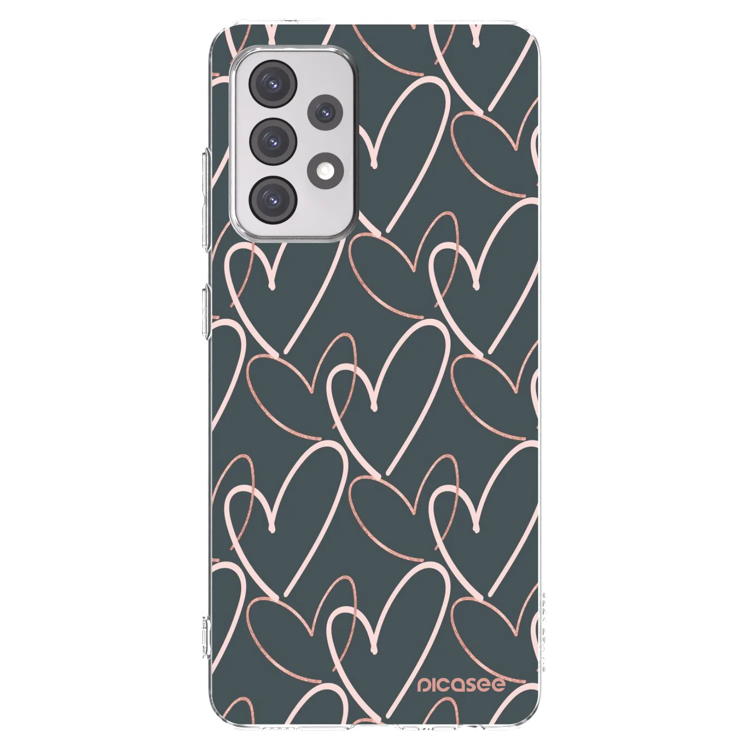 Picasee silikonska prozirna maskica za Samsung Galaxy A52s 5G A528B - Lots of love