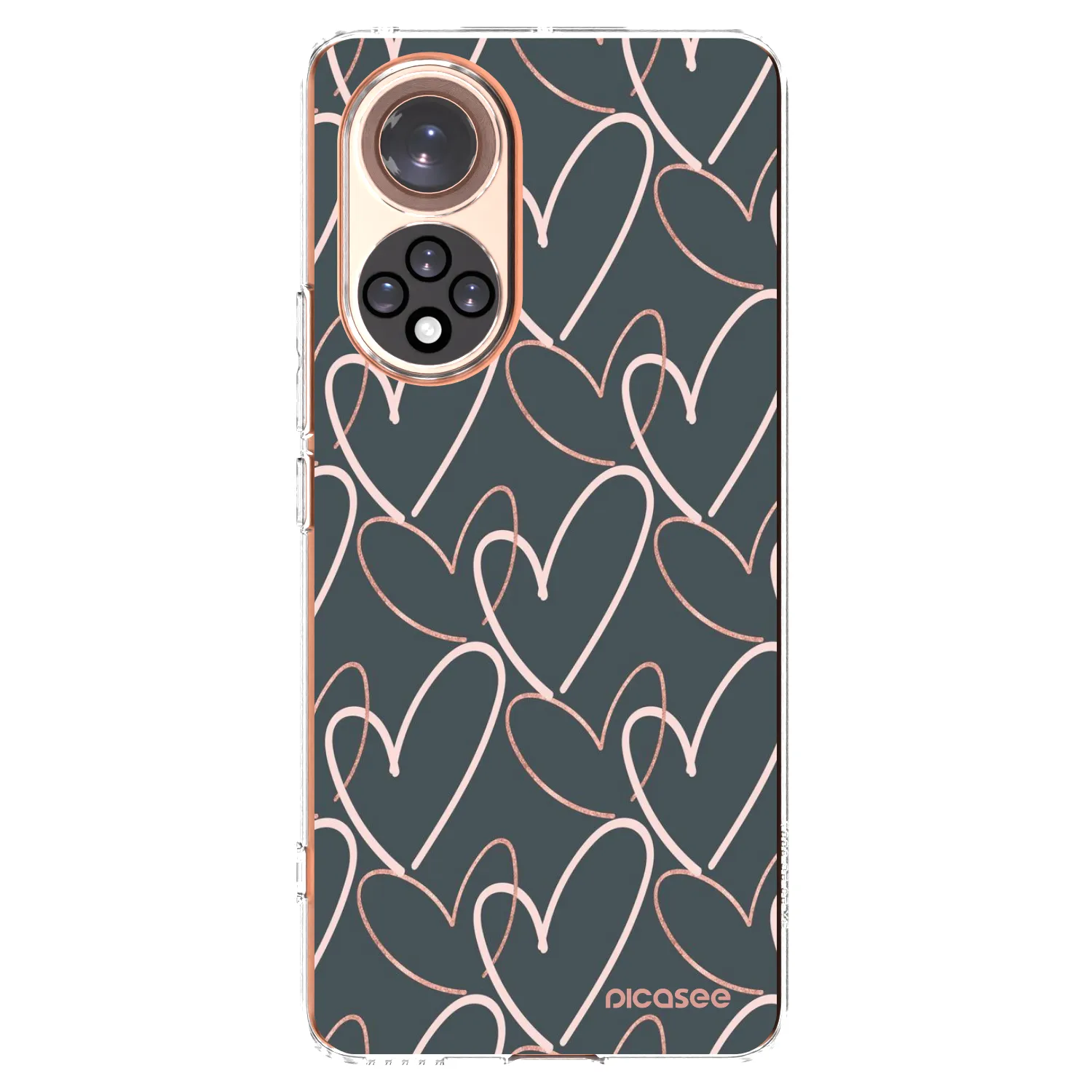 Picasee silikonska prozirna maskica za Honor 50 5G - Lots of love
