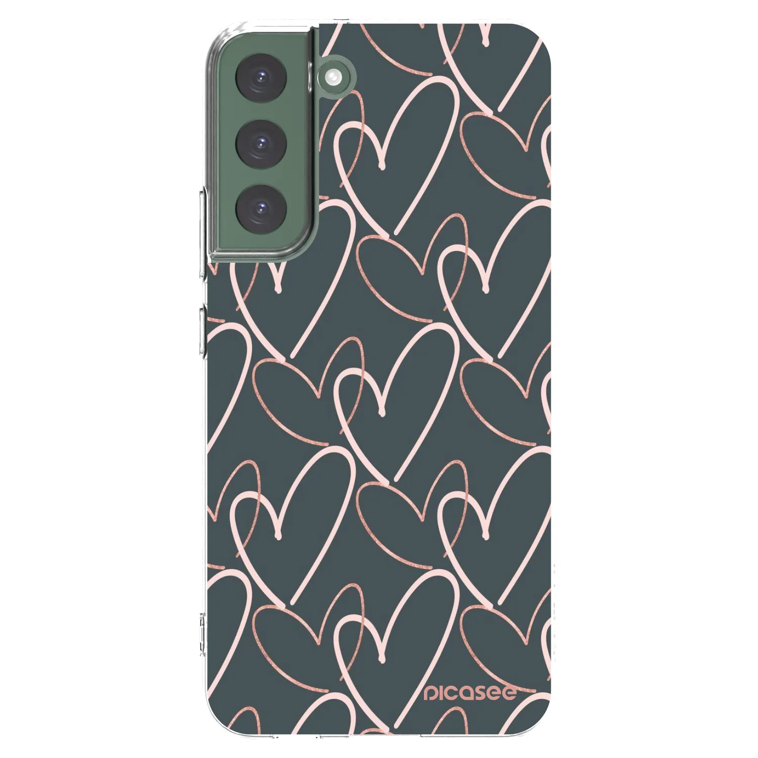 Picasee silikonska prozirna maskica za Samsung Galaxy S22+ 5G - Lots of love
