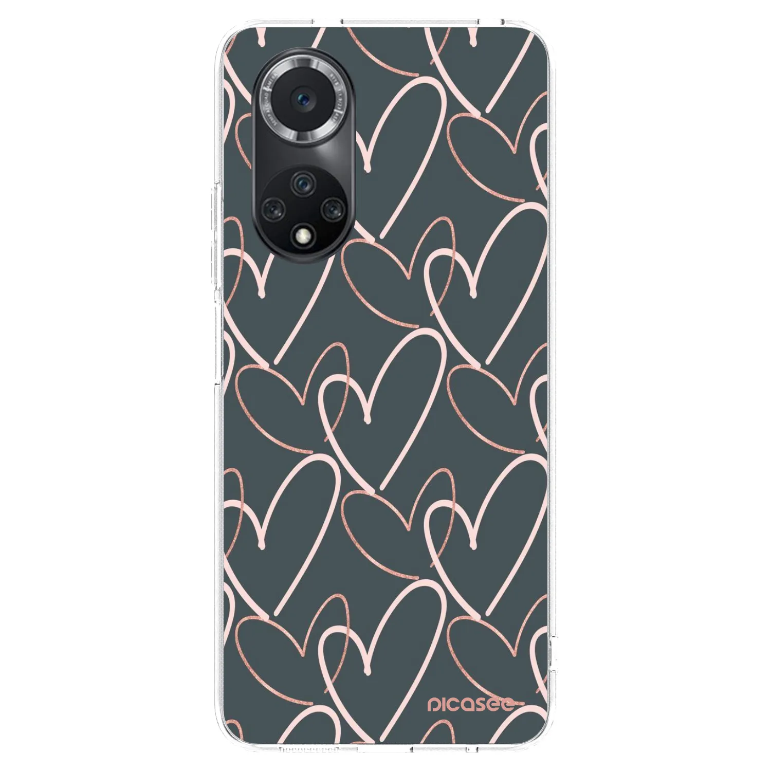 Picasee silikonska prozirna maskica za Huawei Nova 9 SE - Lots of love