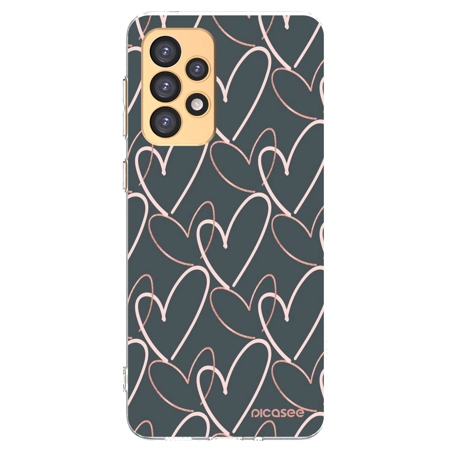 Picasee silikonska prozirna maskica za Samsung Galaxy A33 5G A336 - Lots of love