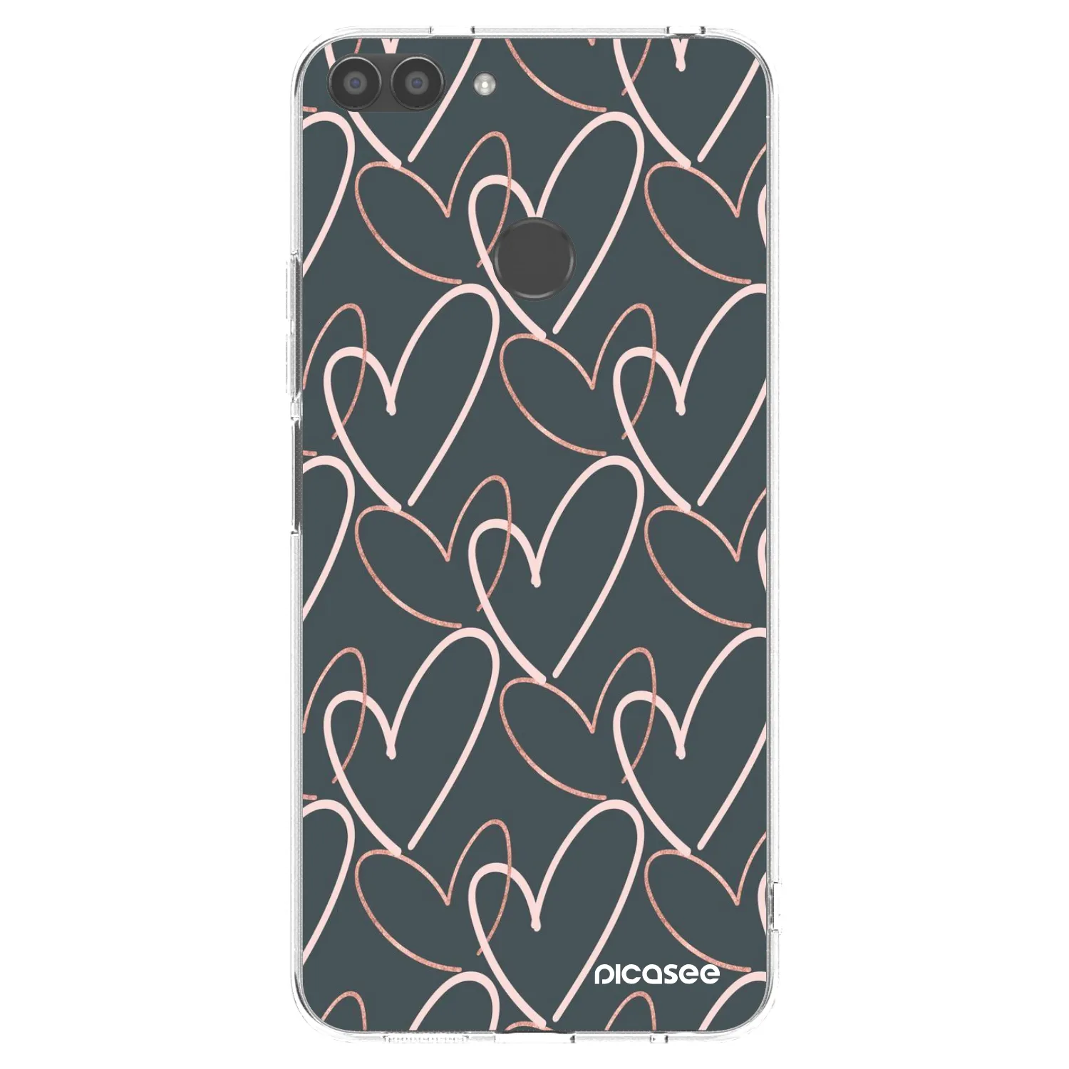 Picasee silikonska prozirna maskica za Huawei P Smart - Lots of love