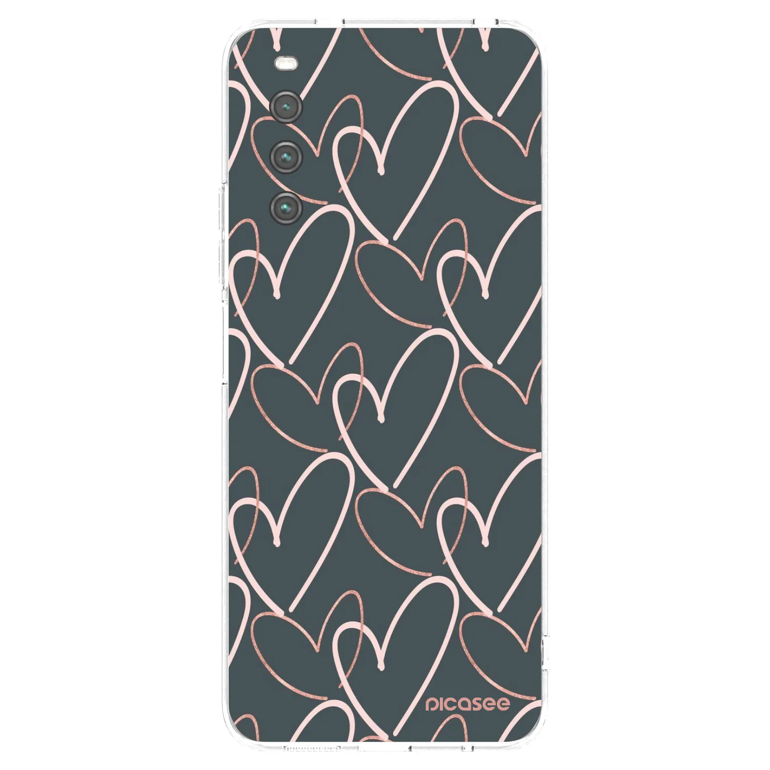 Picasee silikonska prozirna maskica za Sony Xperia 10 IV 5G - Lots of love