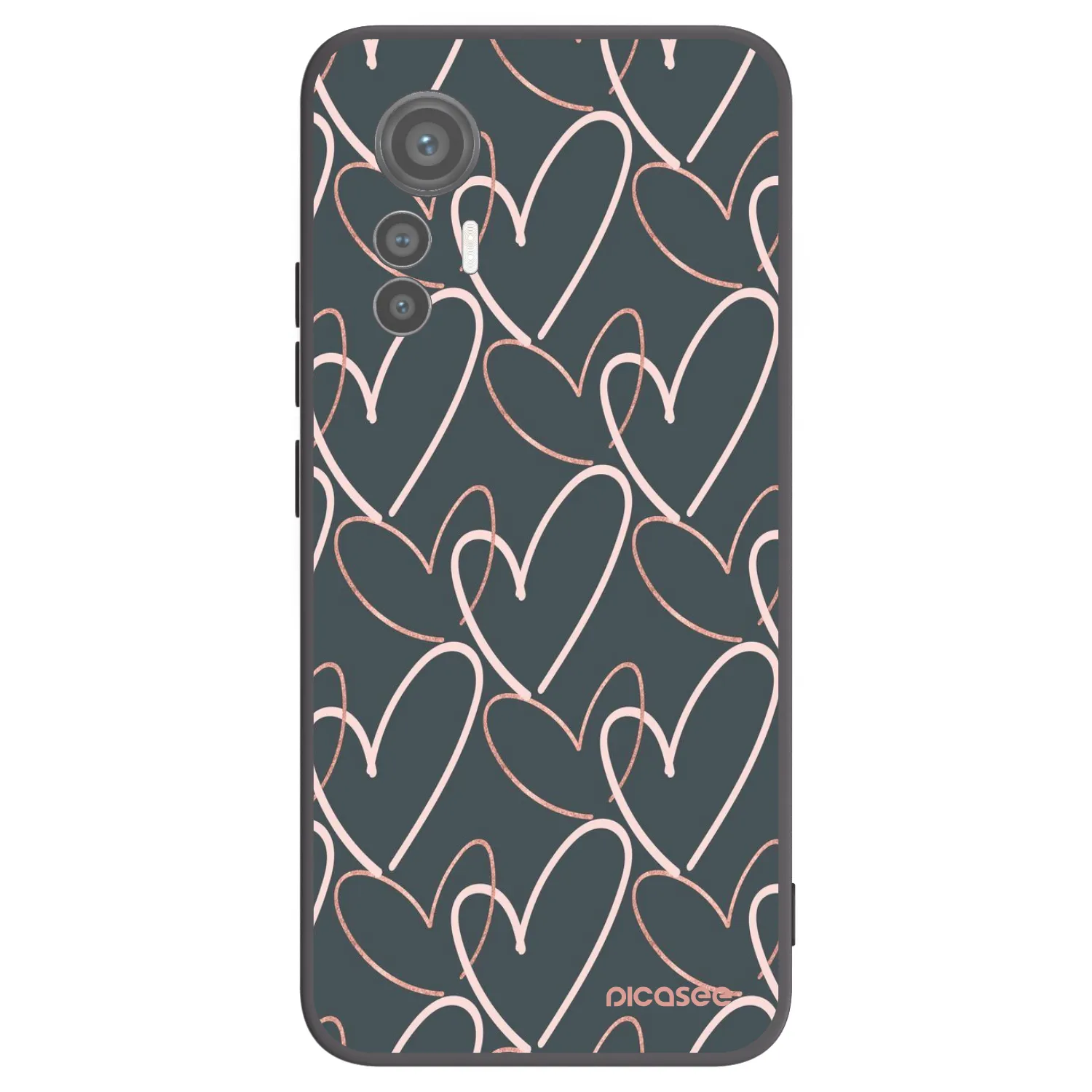 Picasee crna silikonska maskica za Xiaomi 12 Lite - Lots of love