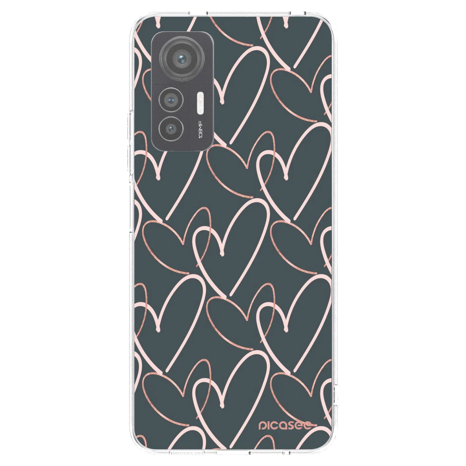 Picasee silikonska prozirna maskica za Xiaomi 12 Lite - Lots of love