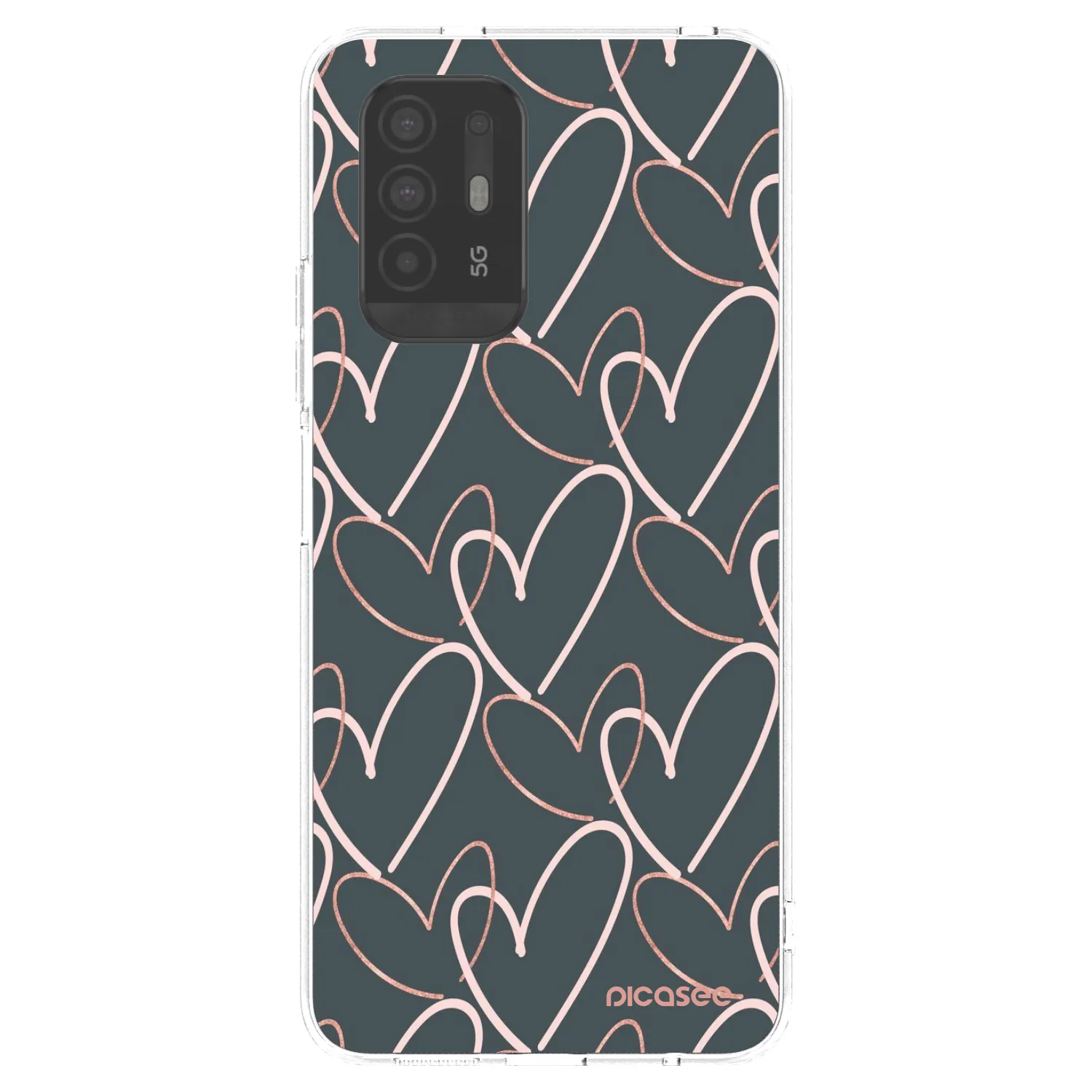 Picasee silikonska prozirna maskica za OPPO A94 5G - Lots of love
