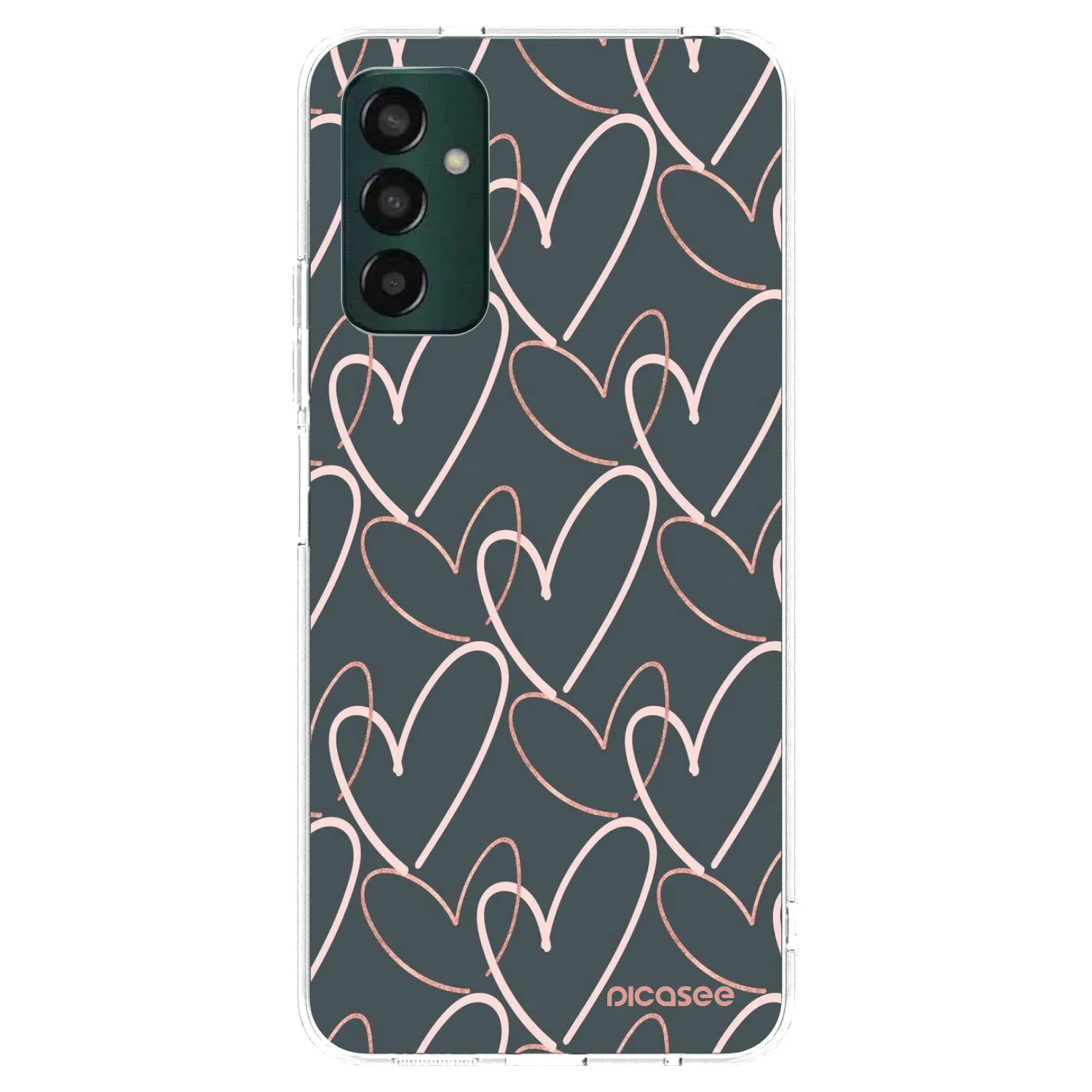 Picasee silikonska prozirna maskica za Samsung Galaxy M23 5G - Lots of love