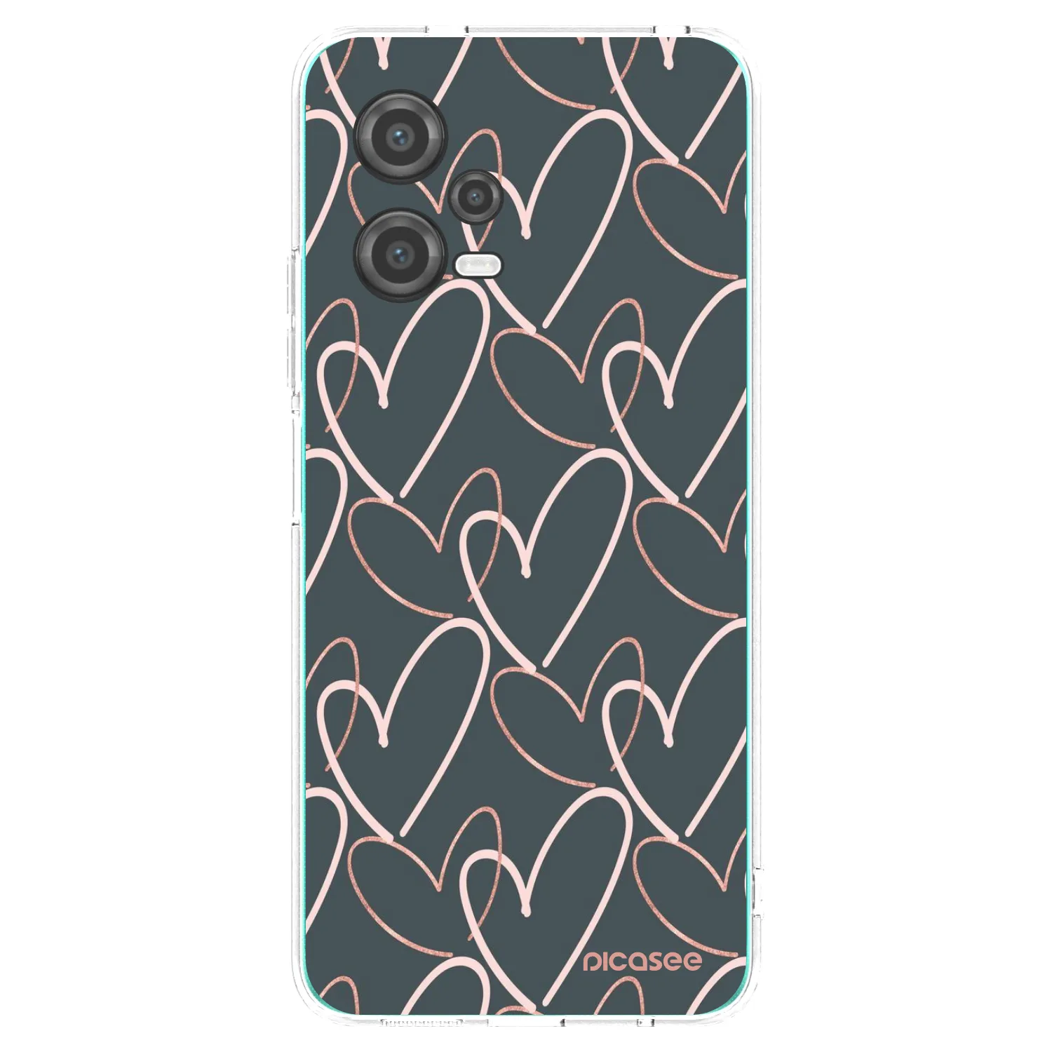 Picasee silikonska prozirna maskica za Xiaomi Poco X5 - Lots of love