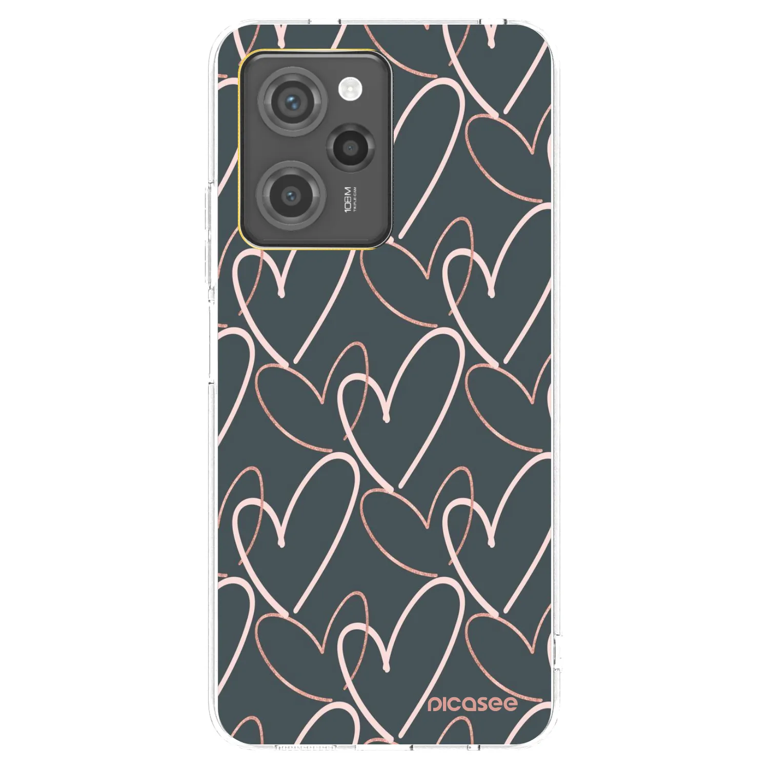 Picasee silikonska prozirna maskica za Xiaomi Poco X5 Pro - Lots of love