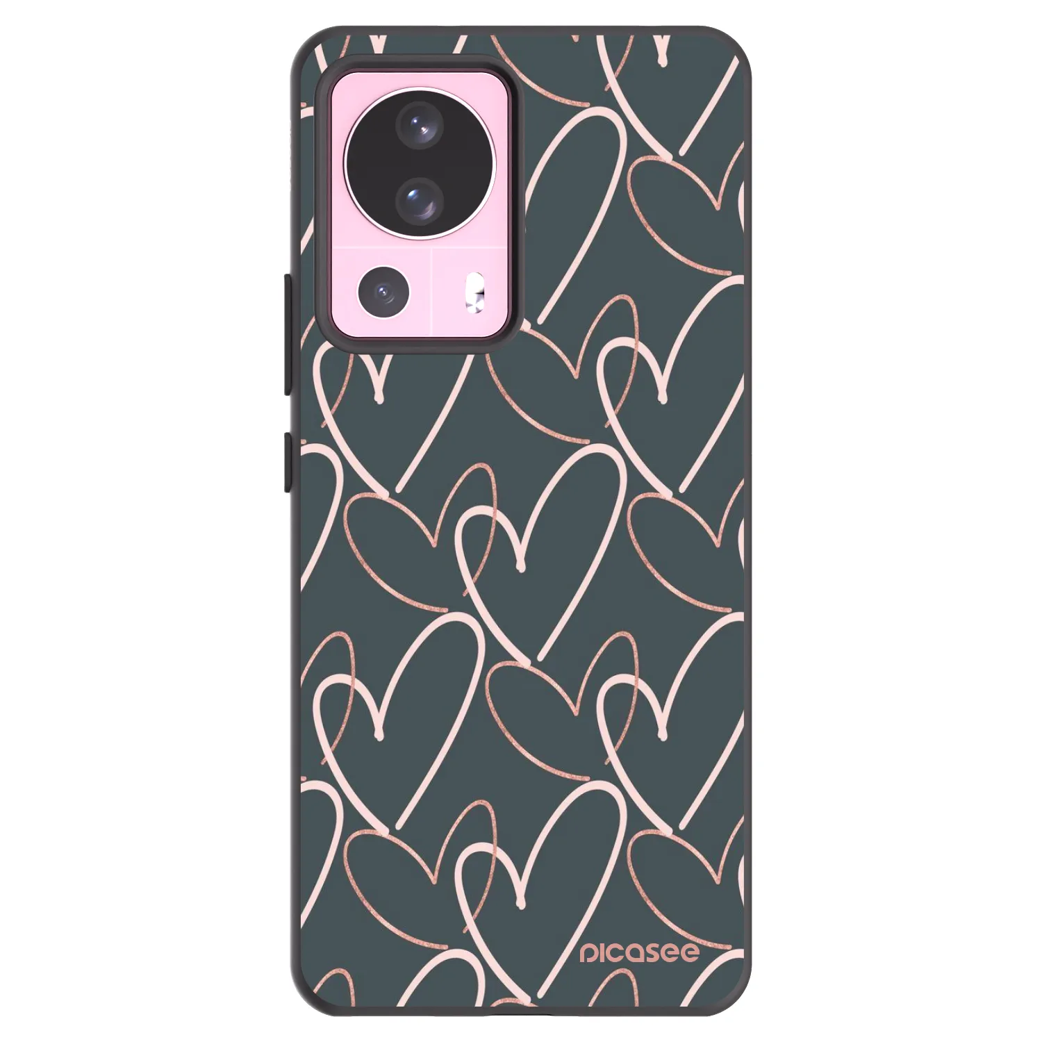 Picasee crna silikonska maskica za Xiaomi 13 Lite - Lots of love