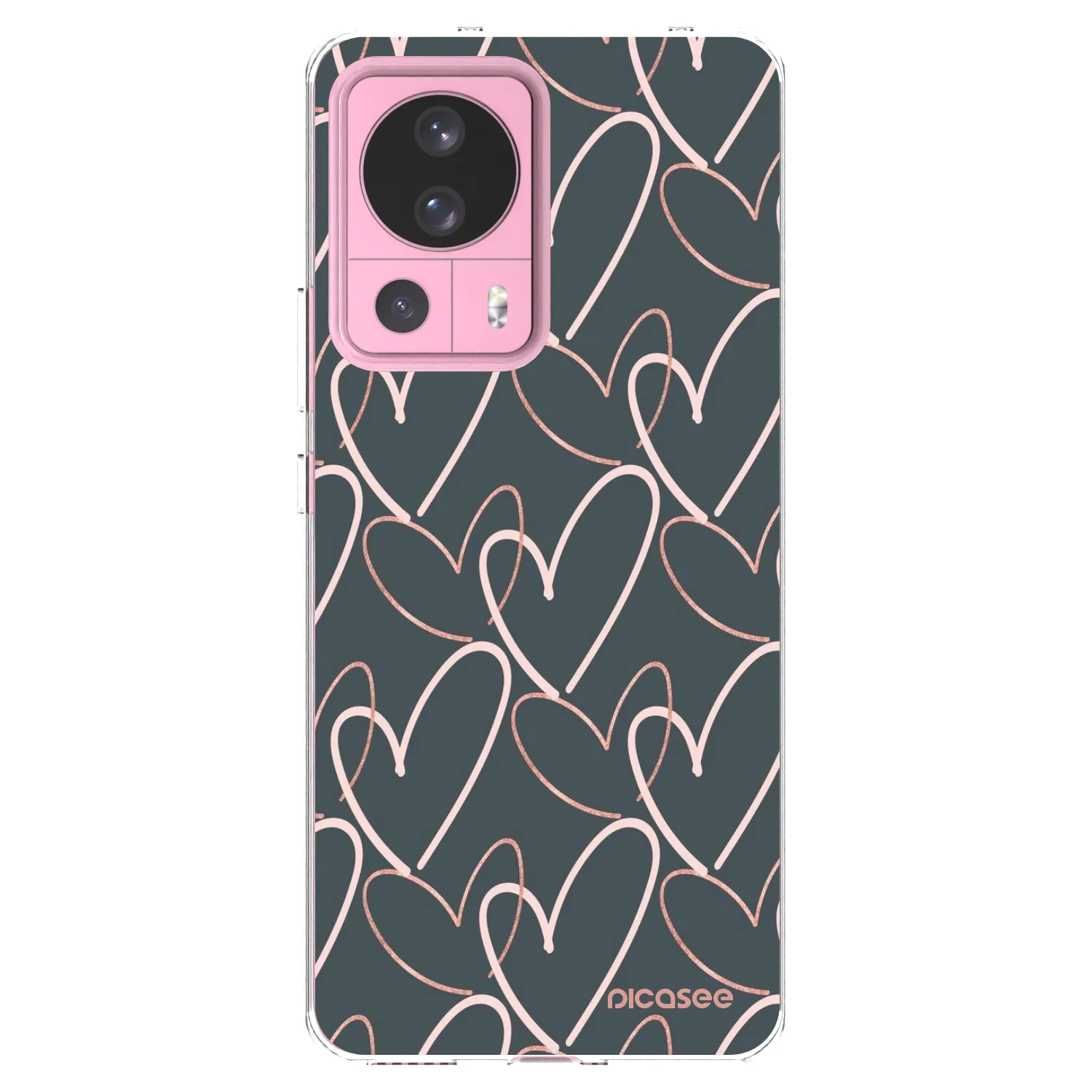 Picasee silikonska prozirna maskica za Xiaomi 13 Lite - Lots of love