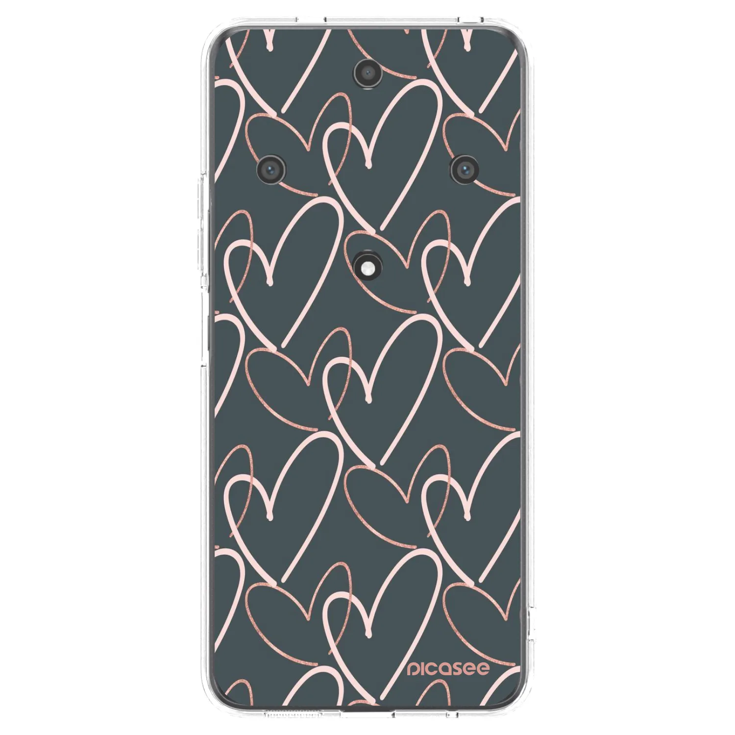 Picasee silikonska prozirna maskica za Honor Magic5 Lite 5G - Lots of love
