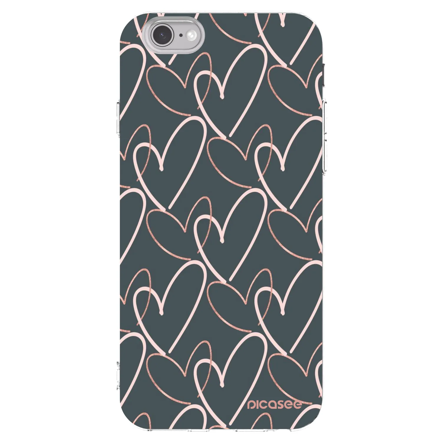 Picasee silikonska prozirna maskica za Apple iPhone 6/6S - Lots of love