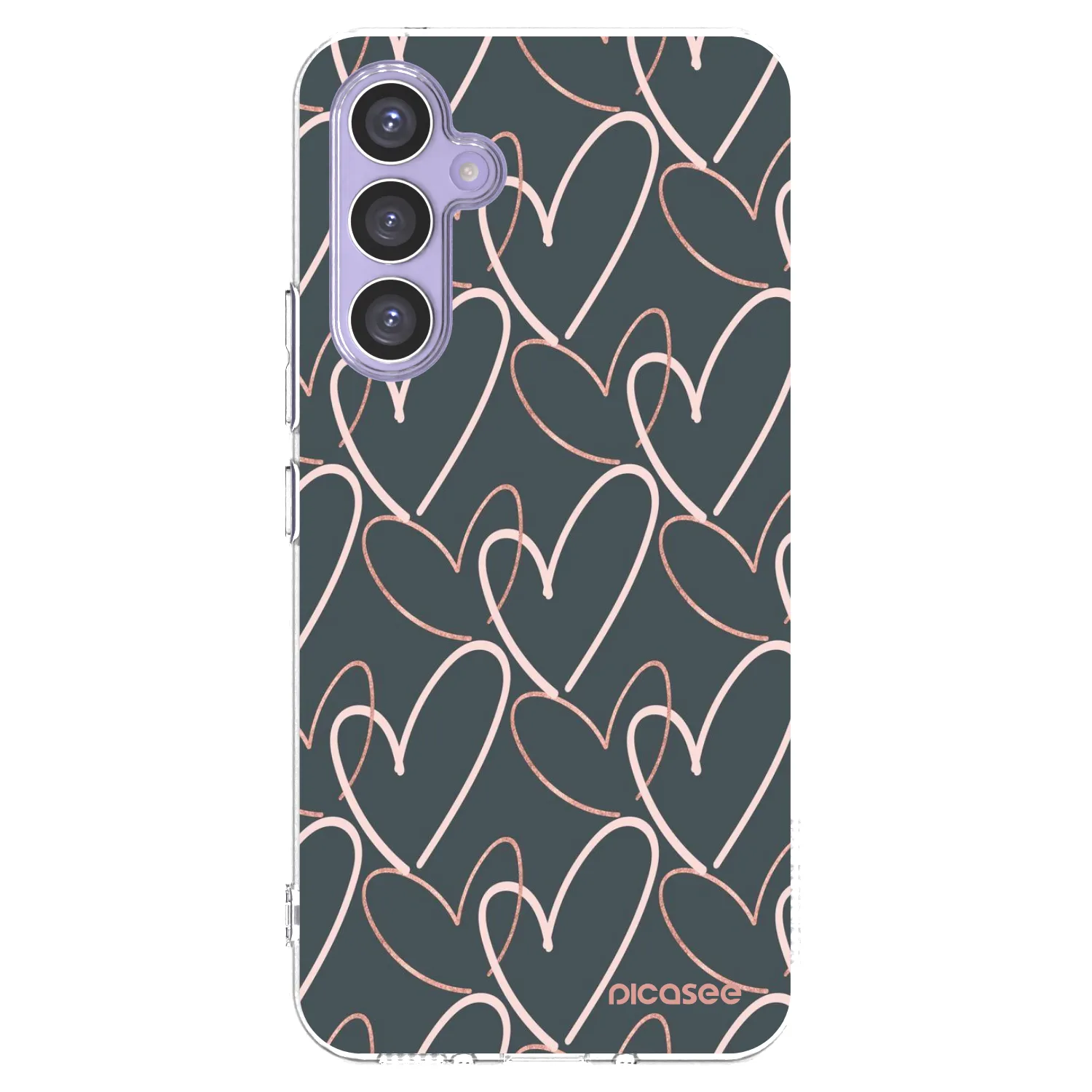 Picasee silikonska prozirna maskica za Samsung Galaxy A54 5G A546B - Lots of love