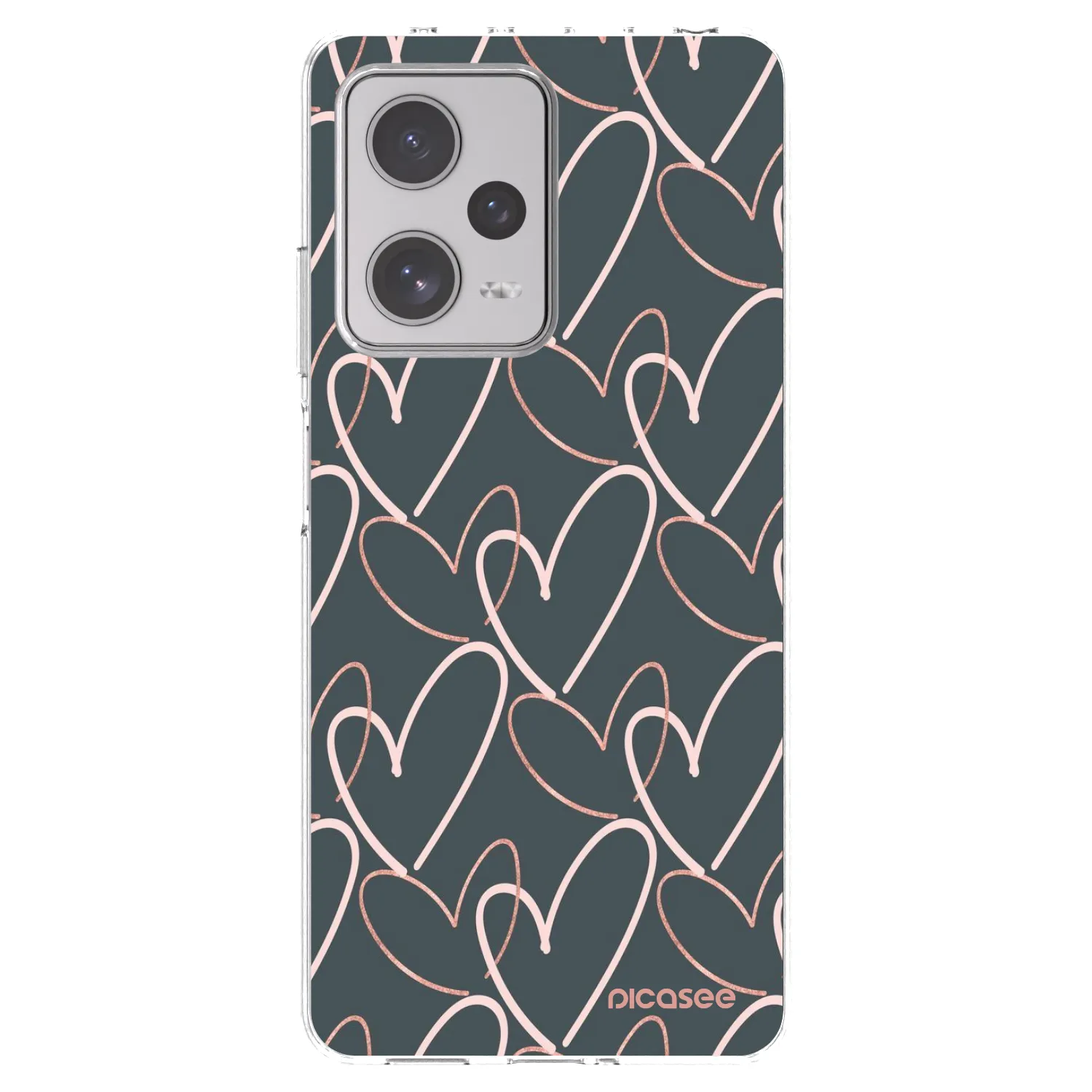 Picasee silikonska prozirna maskica za Xiaomi Redmi Note 12 Pro+ 5G - Lots of love