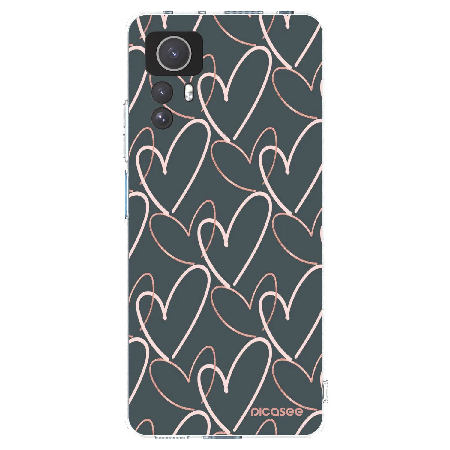 Picasee silikonska prozirna maskica za Xiaomi Redmi Note 12S - Lots of love