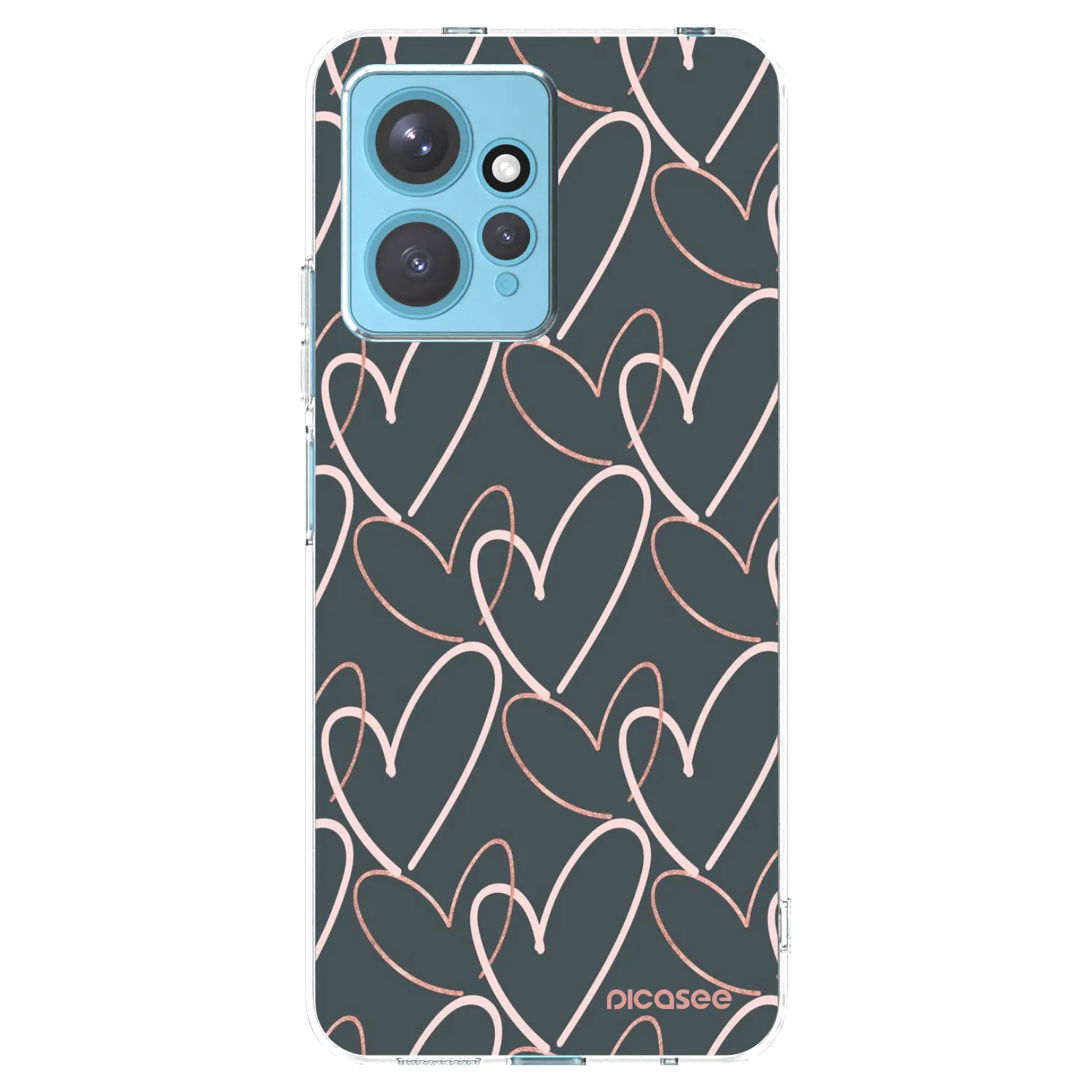 Picasee silikonska prozirna maskica za Xiaomi Redmi Note 12 4G - Lots of love