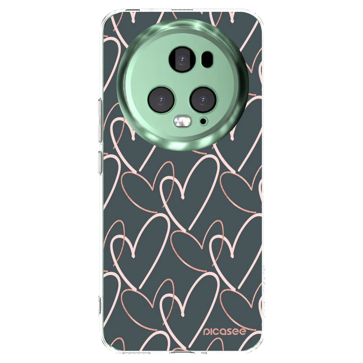 Picasee silikonska prozirna maskica za Honor Magic5 Pro - Lots of love