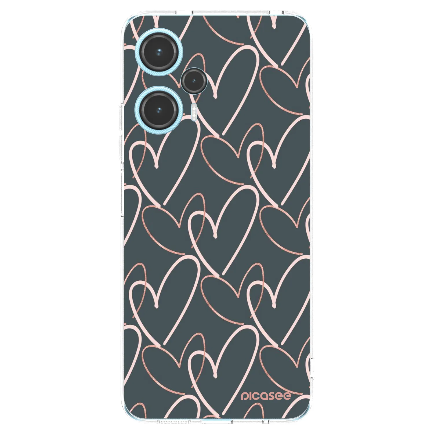 Picasee silikonska prozirna maskica za Xiaomi Poco F5 - Lots of love