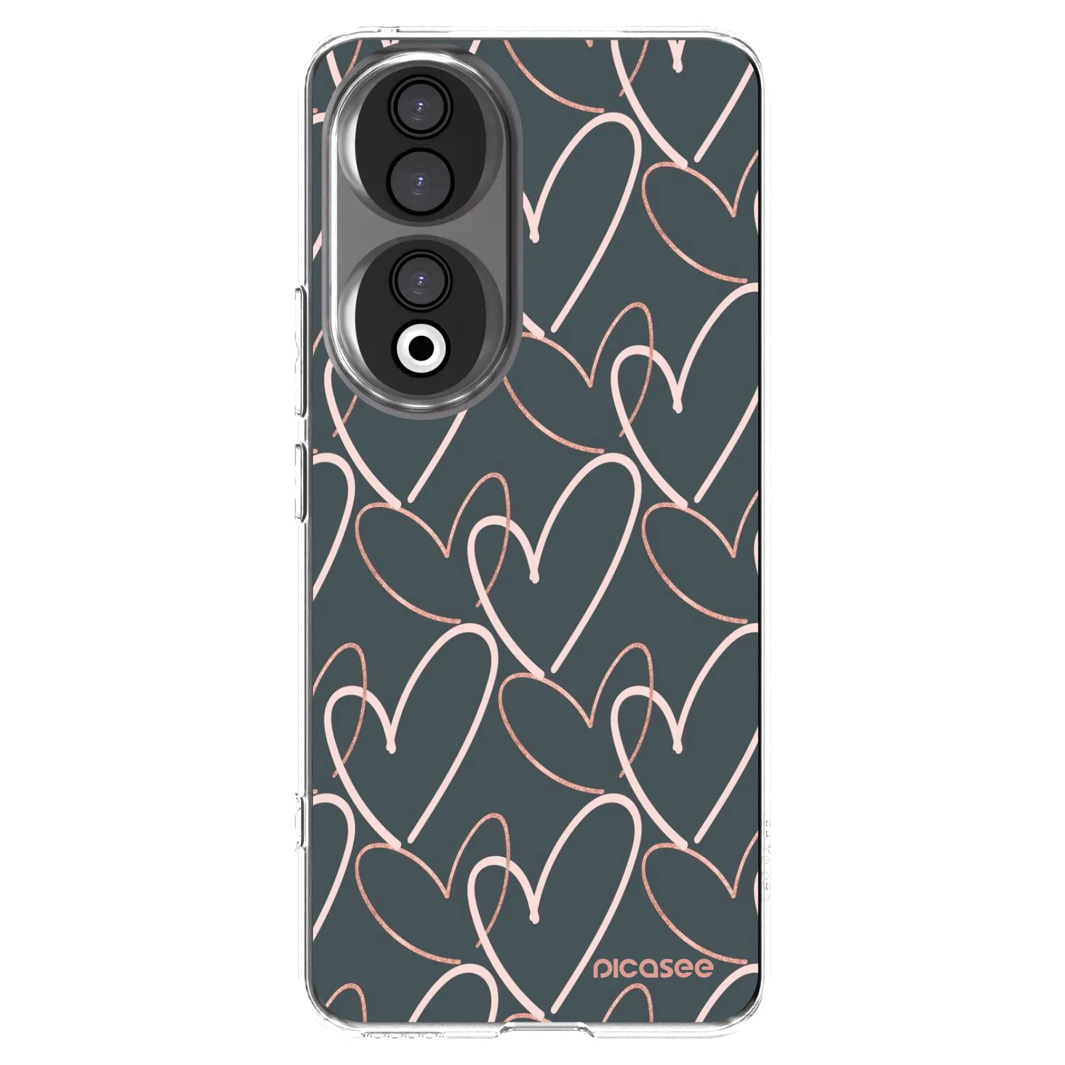Picasee silikonska prozirna maskica za Honor 90 5G - Lots of love