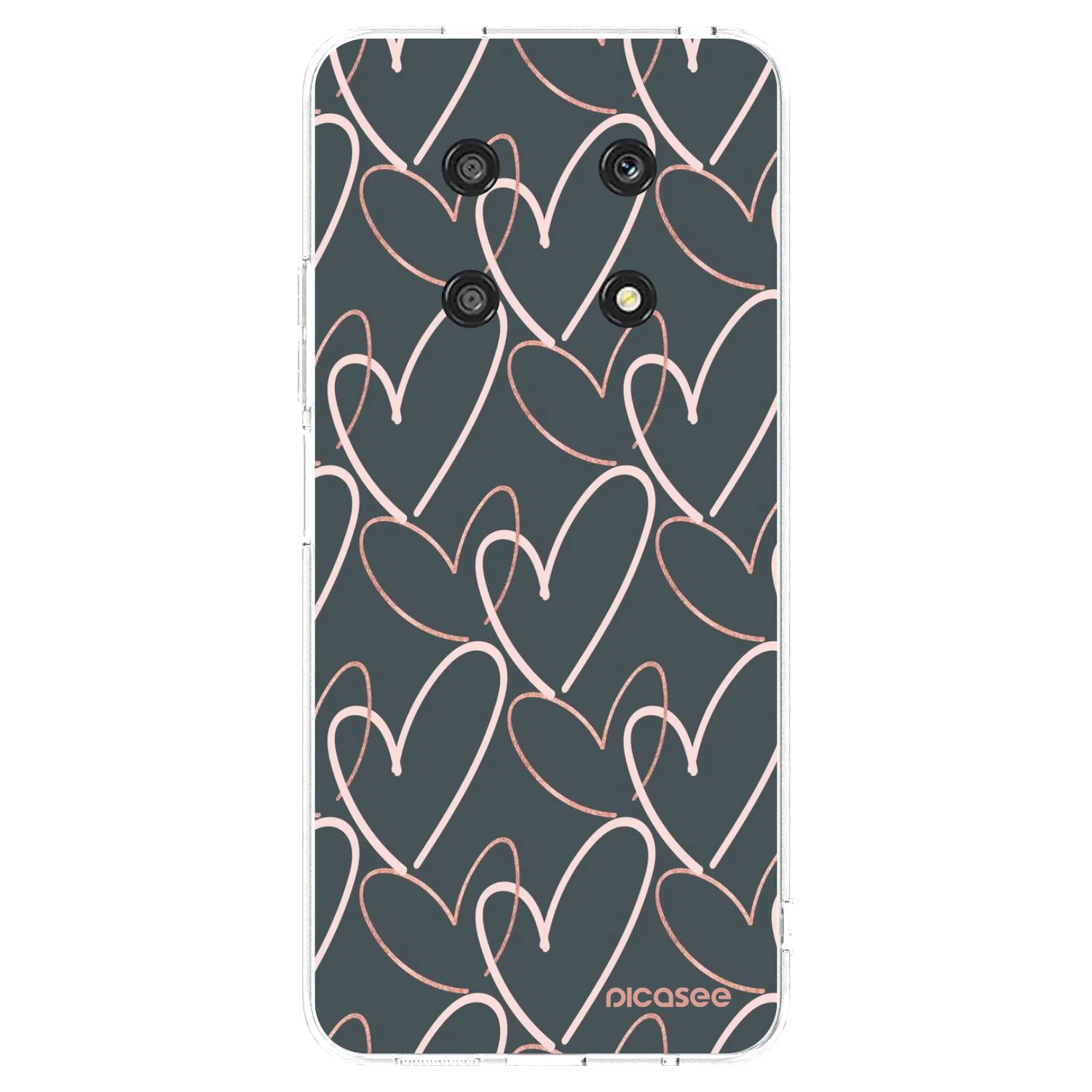 Picasee silikonska prozirna maskica za Honor Magic4 Lite 5G - Lots of love