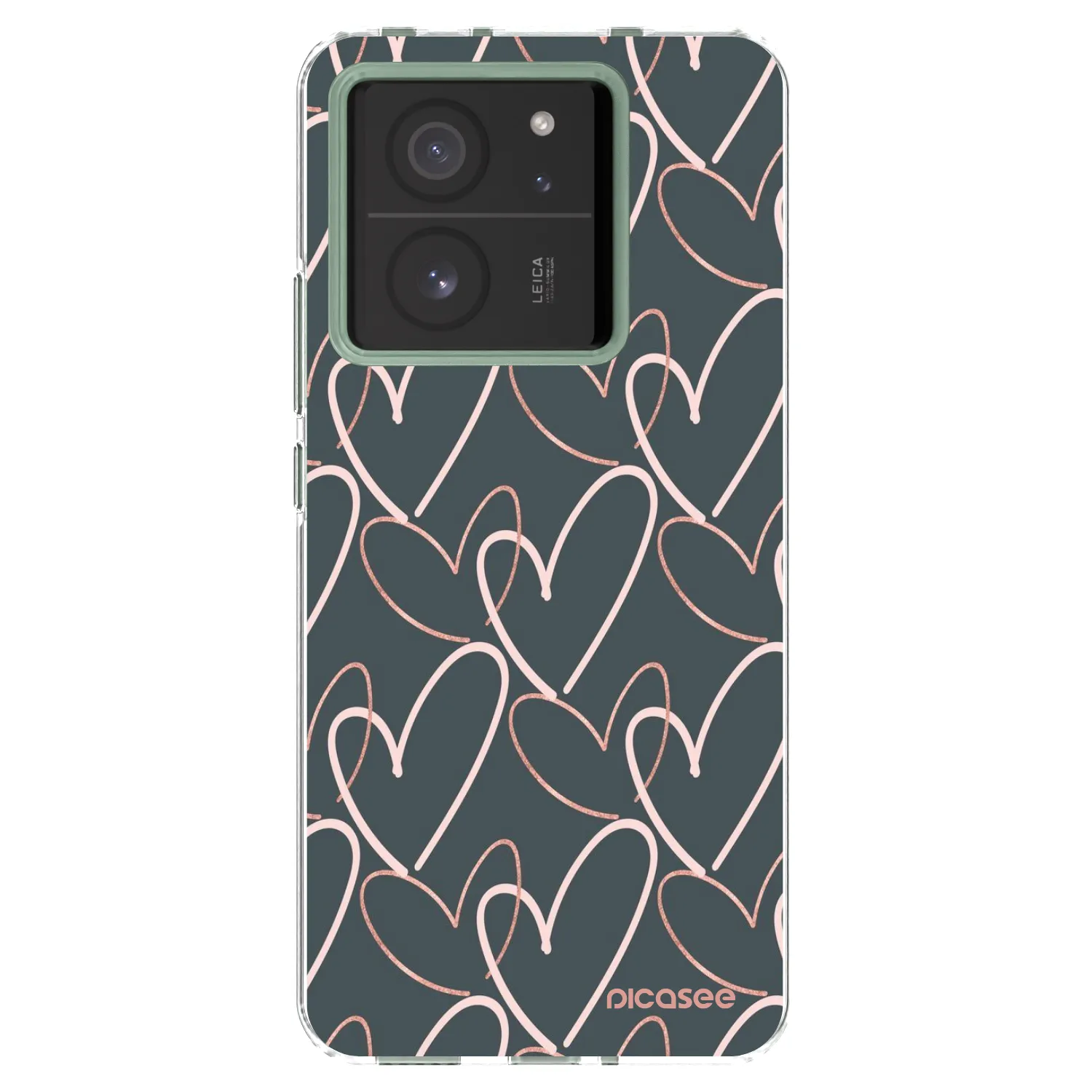 Picasee silikonska prozirna maskica za Xiaomi 13T Pro - Lots of love