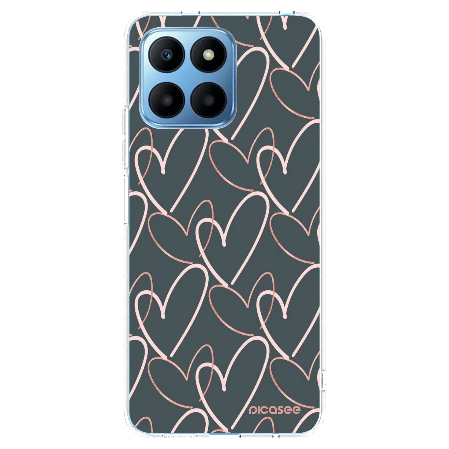 Picasee silikonska prozirna maskica za Honor 70 Lite - Lots of love