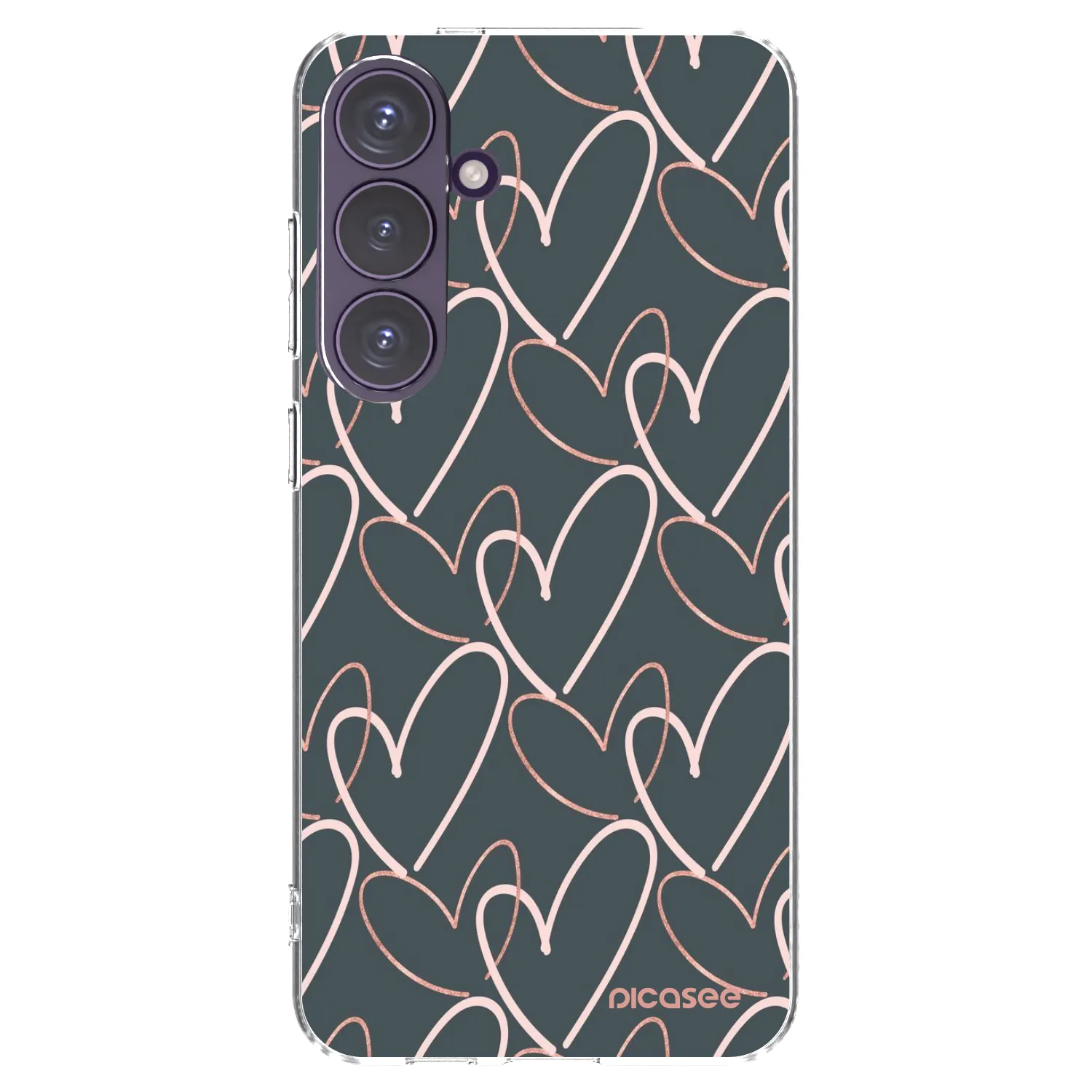 Picasee silikonska prozirna maskica za Samsung Galaxy S24+ S926B 5G - Lots of love
