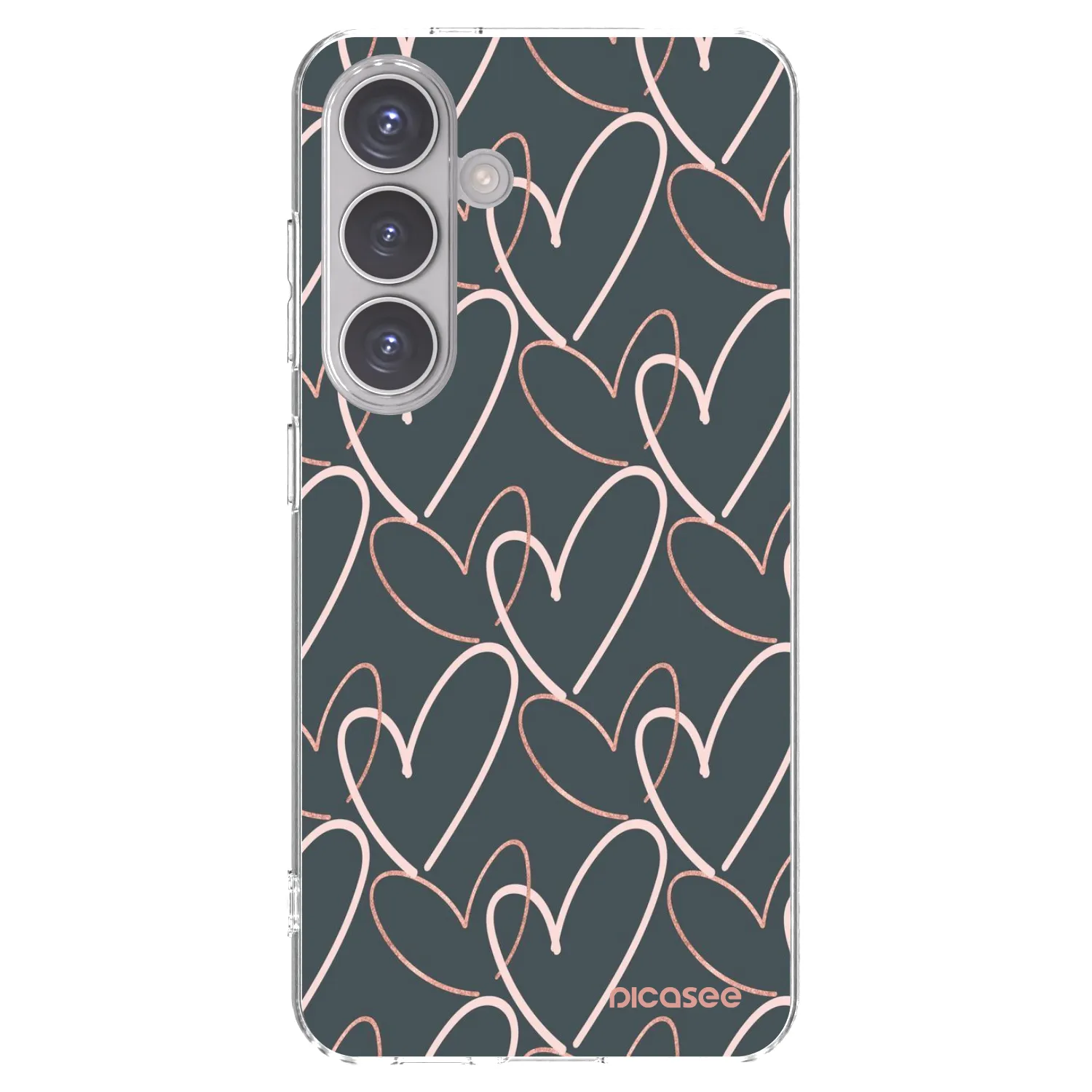Picasee silikonska prozirna maskica za Samsung Galaxy S24 S921B 5G - Lots of love