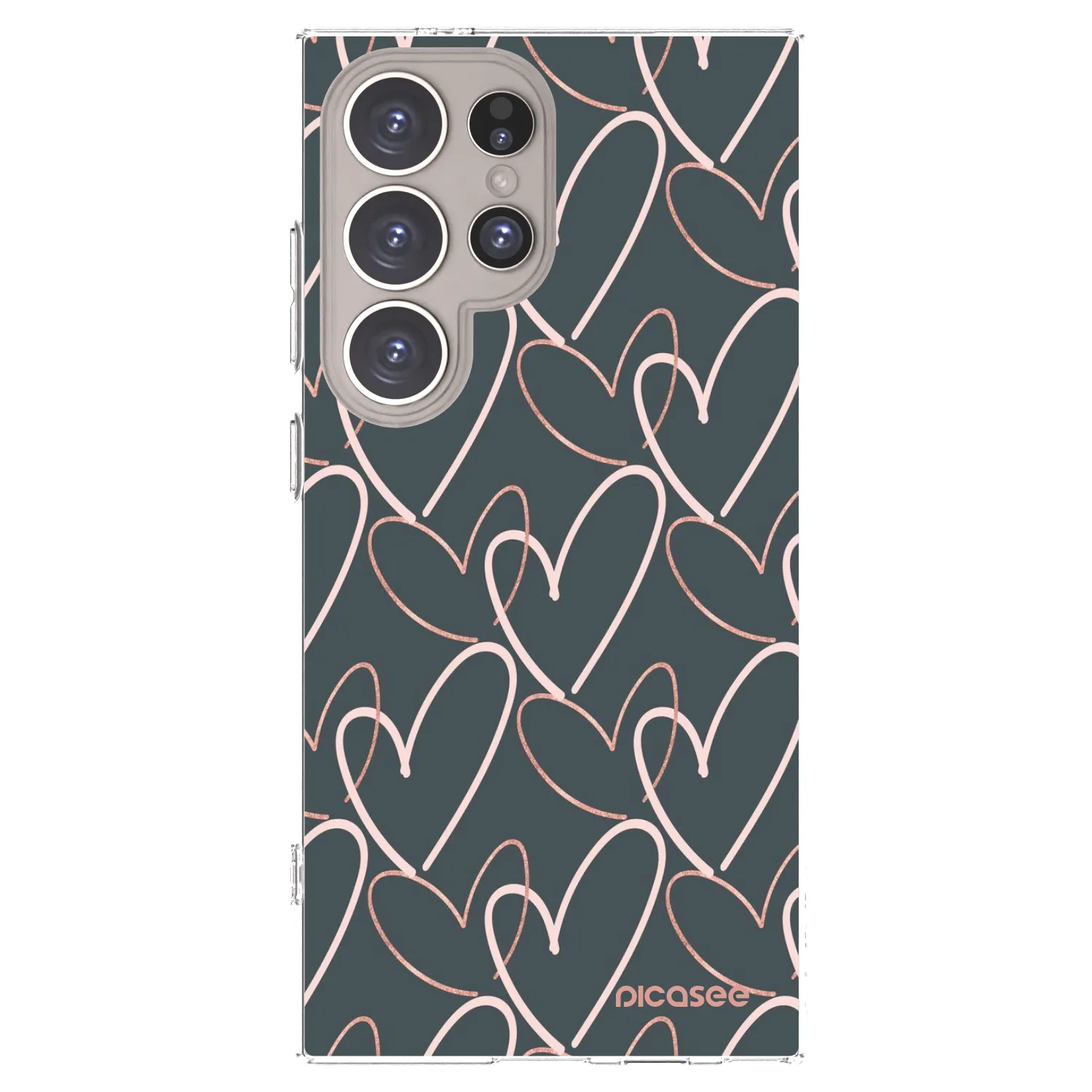 Picasee silikonska prozirna maskica za Samsung Galaxy S24 Ultra S928B 5G - Lots of love