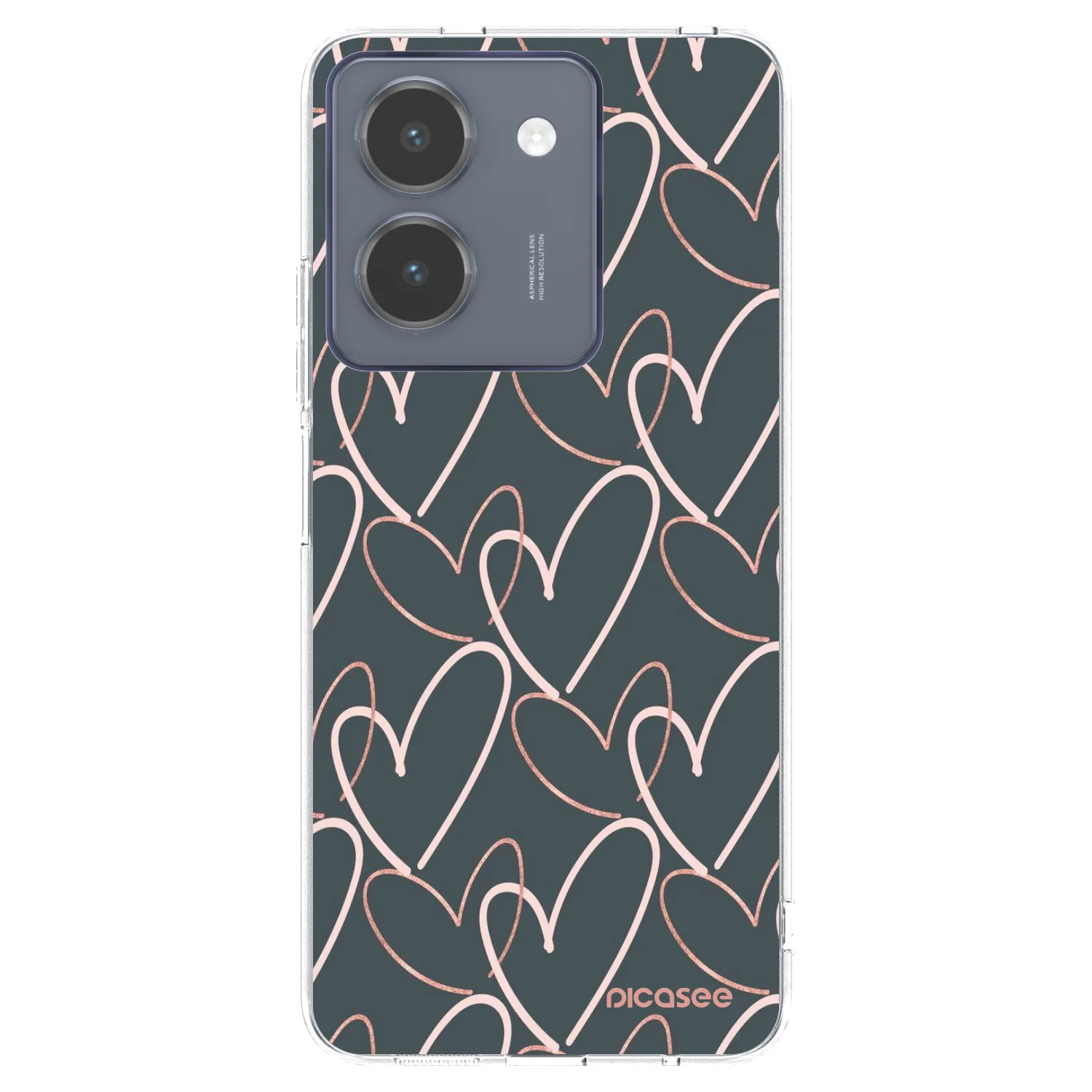 Picasee silikonska prozirna maskica za Vivo Y36 4G - Lots of love