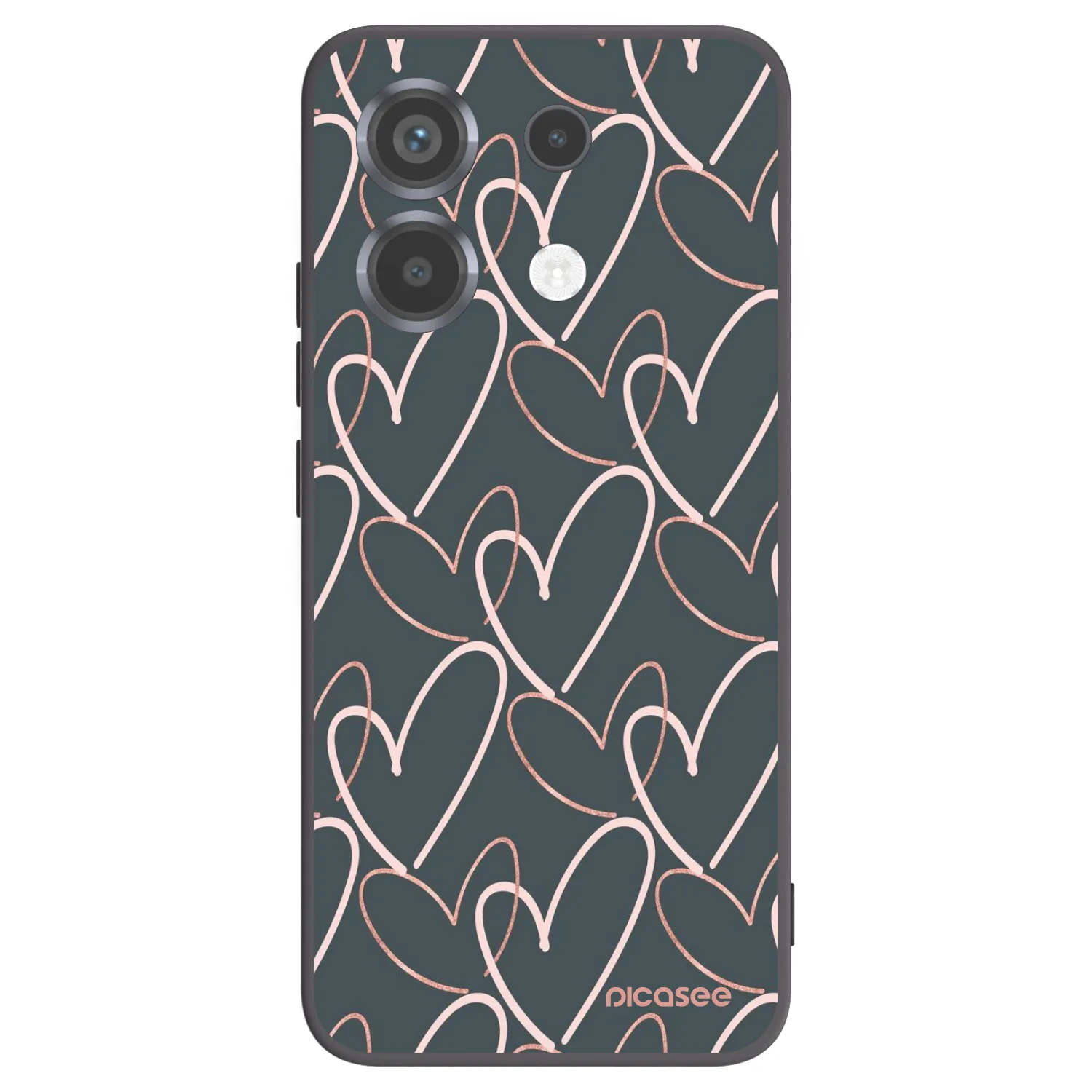 Picasee crna silikonska maskica za Xiaomi Poco X6 - Lots of love