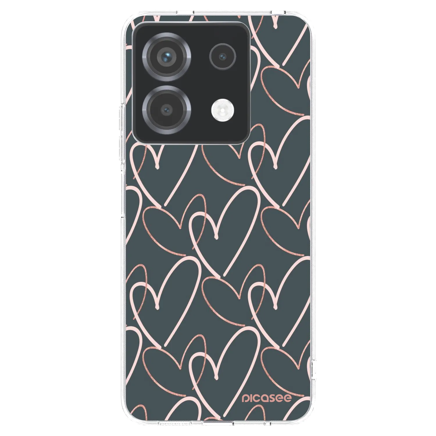 Picasee silikonska prozirna maskica za Xiaomi Poco X6 - Lots of love