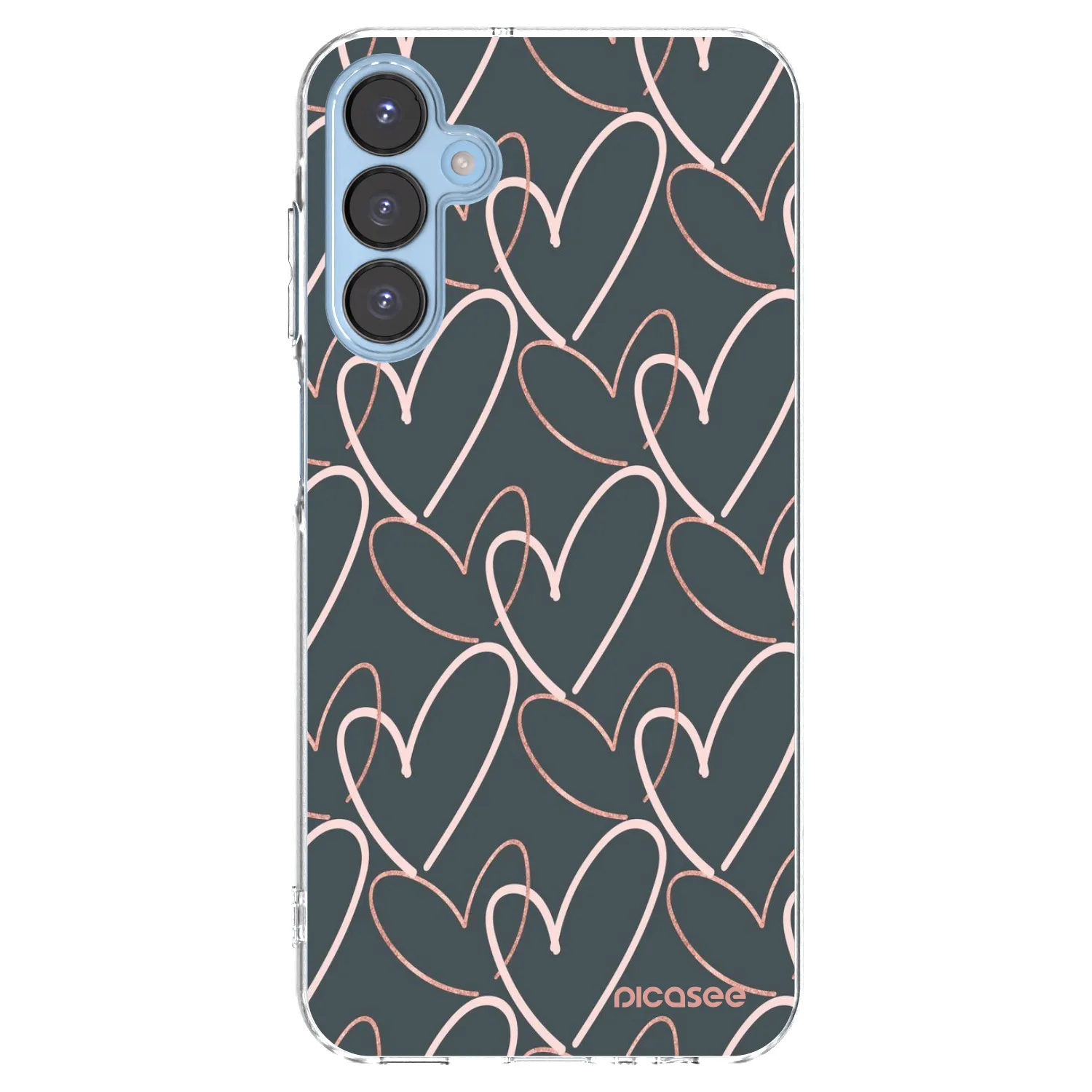 Picasee silikonska prozirna maskica za Samsung Galaxy A15 A156B 5G - Lots of love