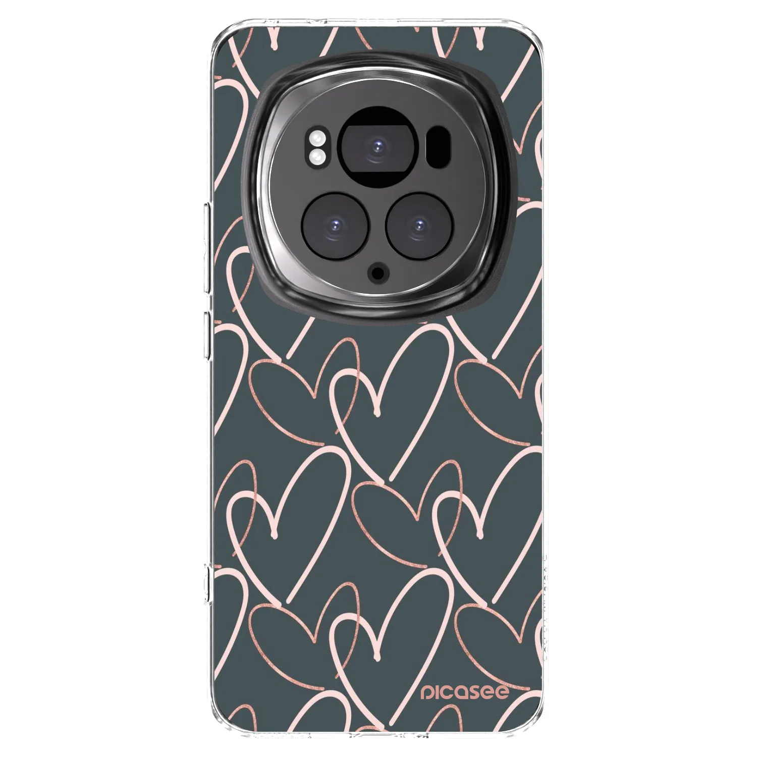 Picasee silikonska prozirna maskica za Honor Magic6 Pro - Lots of love