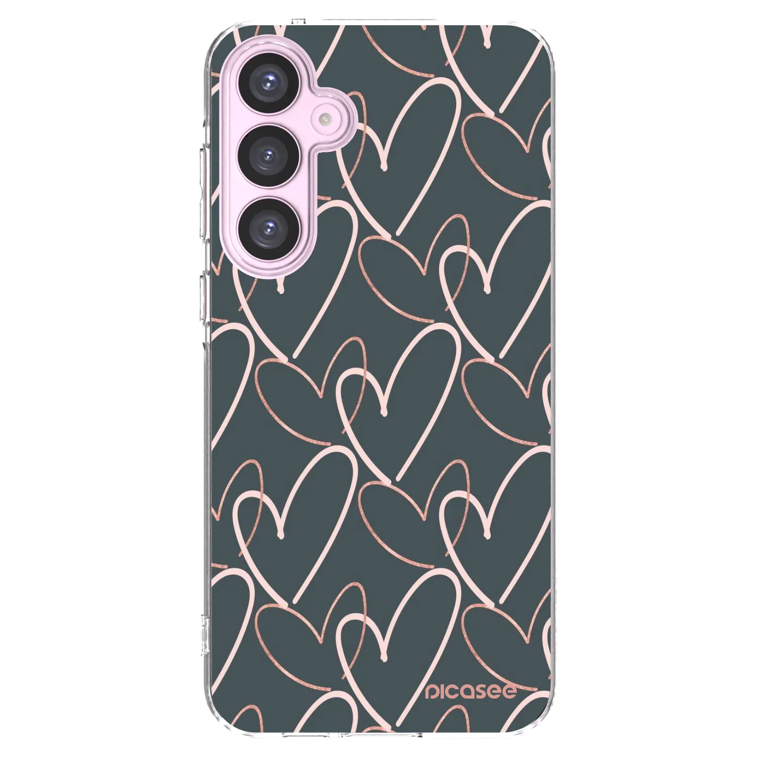 Picasee silikonska prozirna maskica za Samsung Galaxy A55 5G A556B - Lots of love