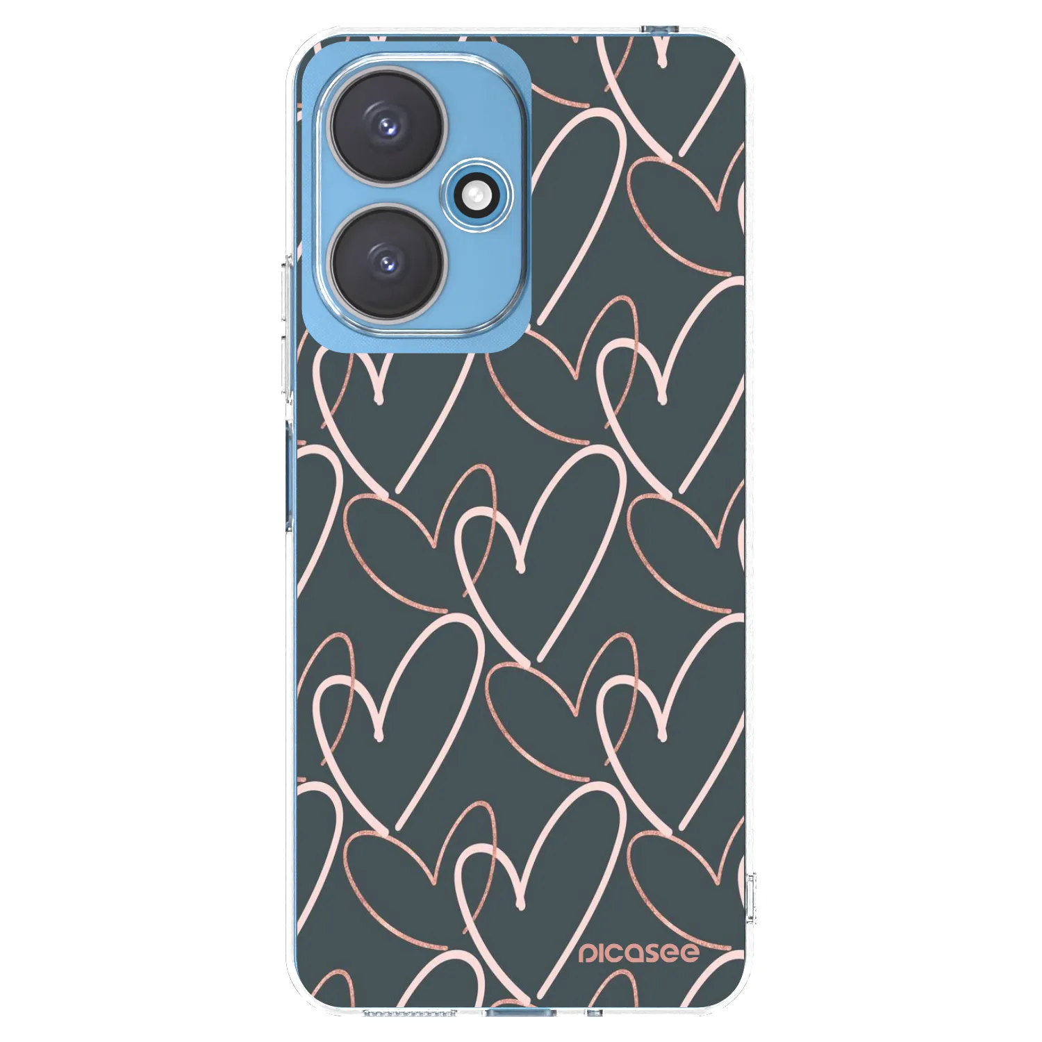 Picasee silikonska prozirna maskica za Xiaomi Redmi 13C 5G - Lots of love
