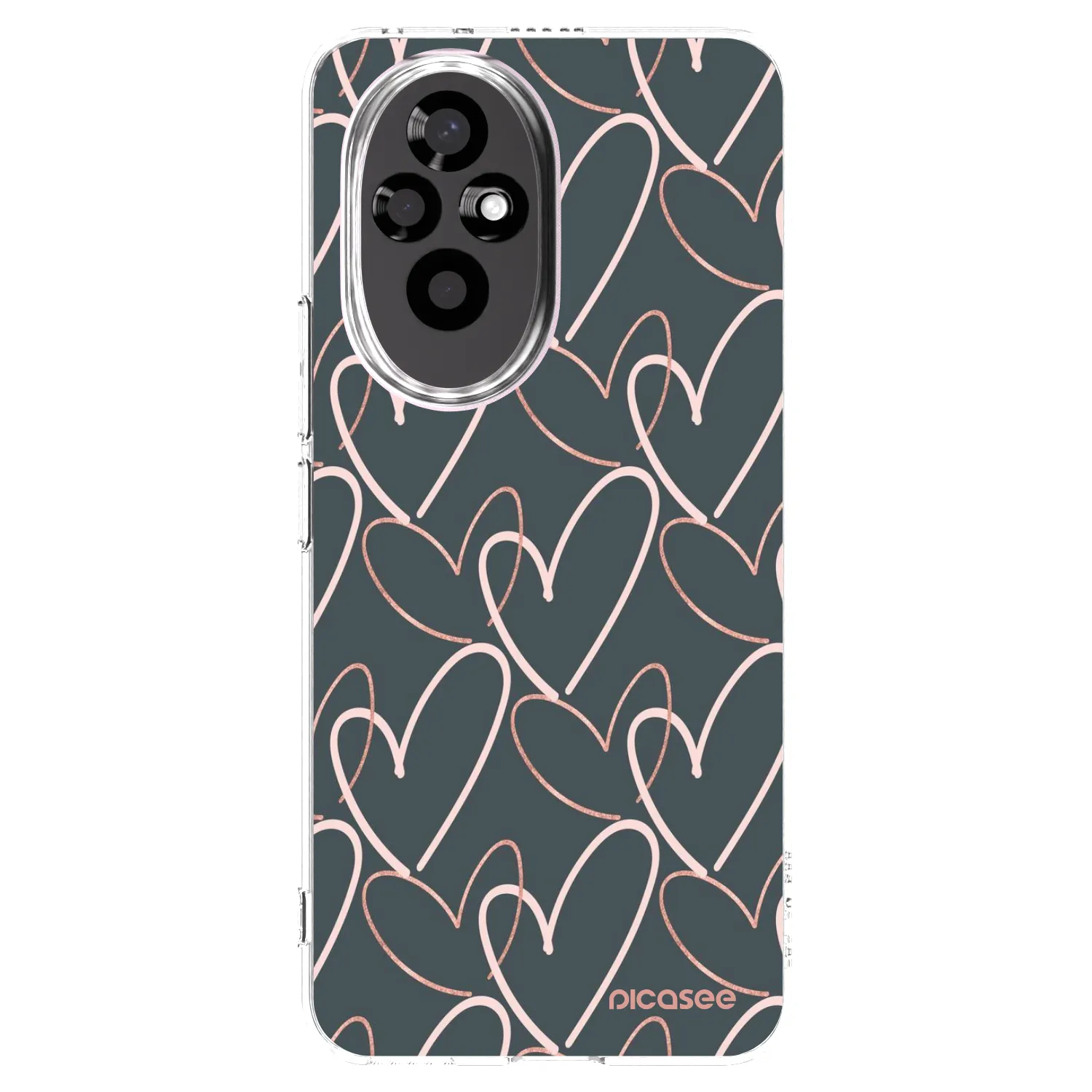 Picasee silikonska prozirna maskica za Honor 200 Pro 5G - Lots of love