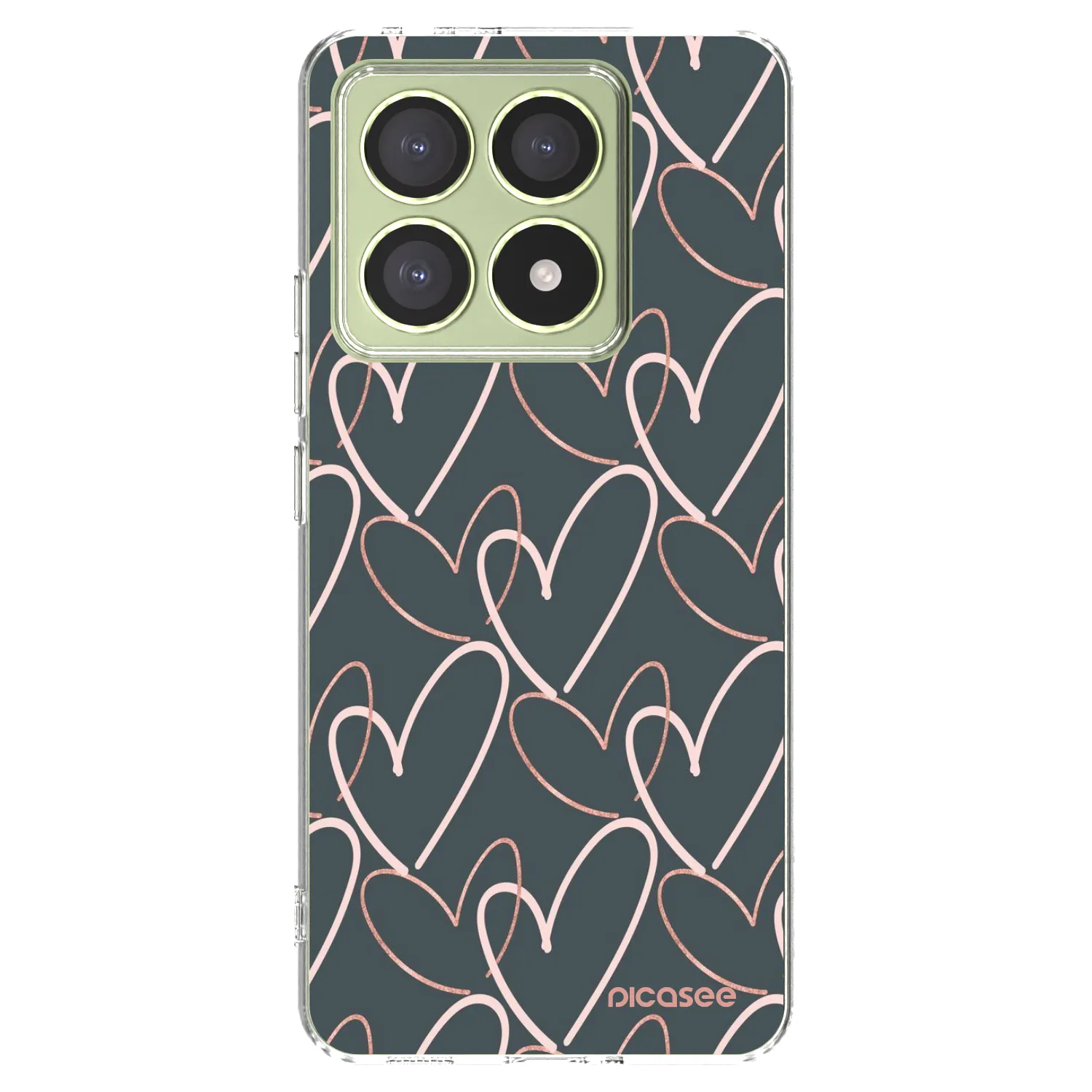 Picasee silikonska prozirna maskica za Xiaomi 14T - Lots of love