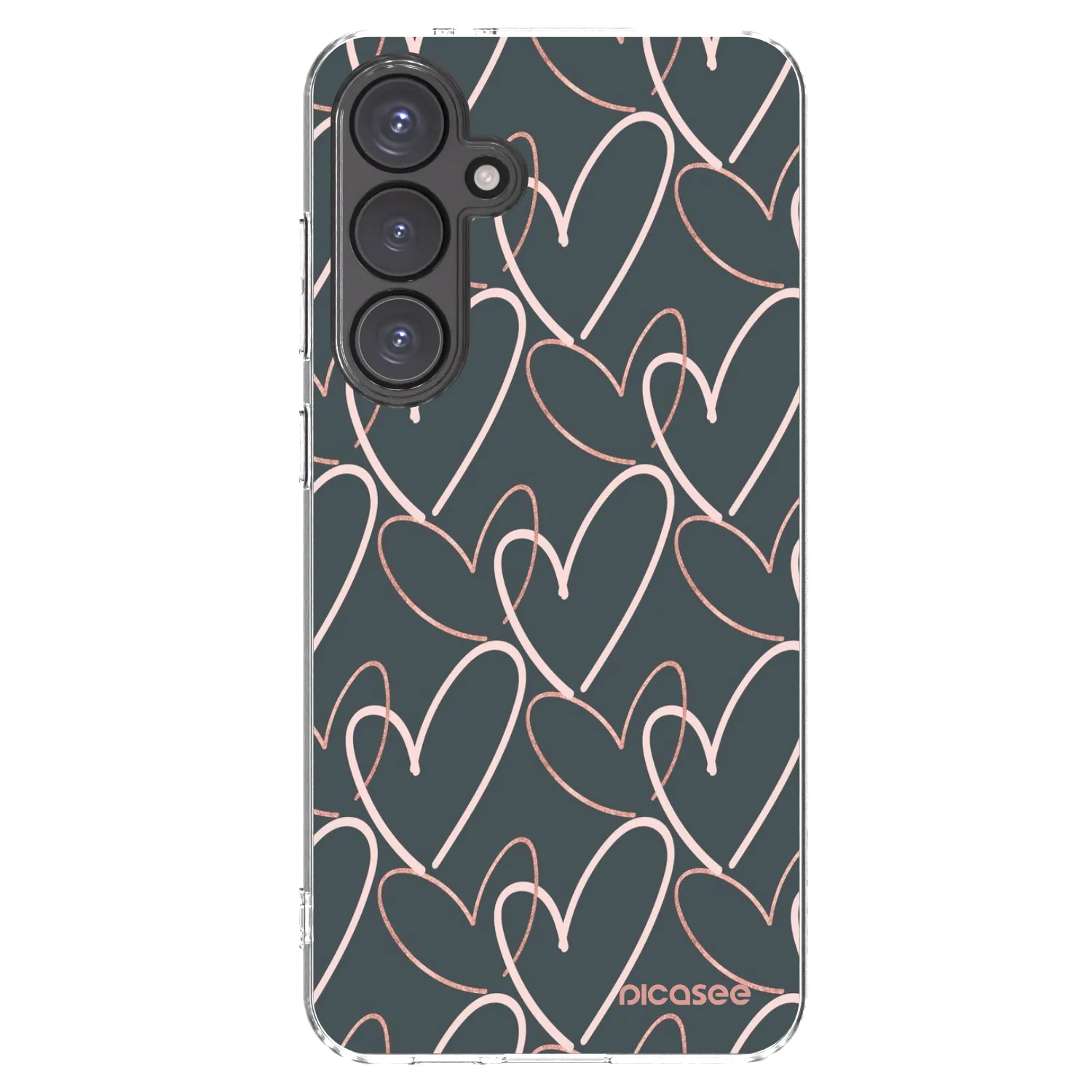 Picasee silikonska prozirna maskica za Samsung Galaxy S24 FE S721B - Lots of love