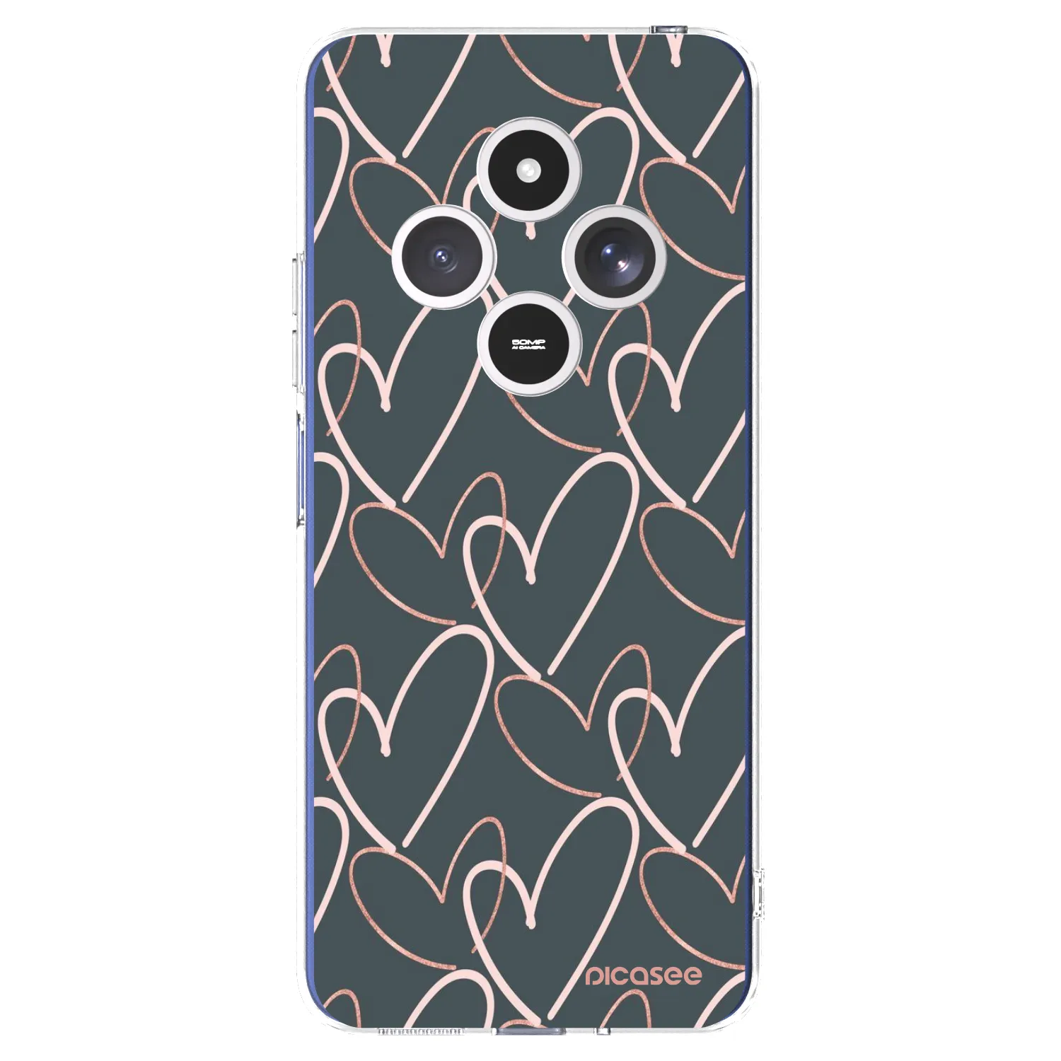 Picasee silikonska prozirna maskica za Xiaomi Redmi 14C - Lots of love