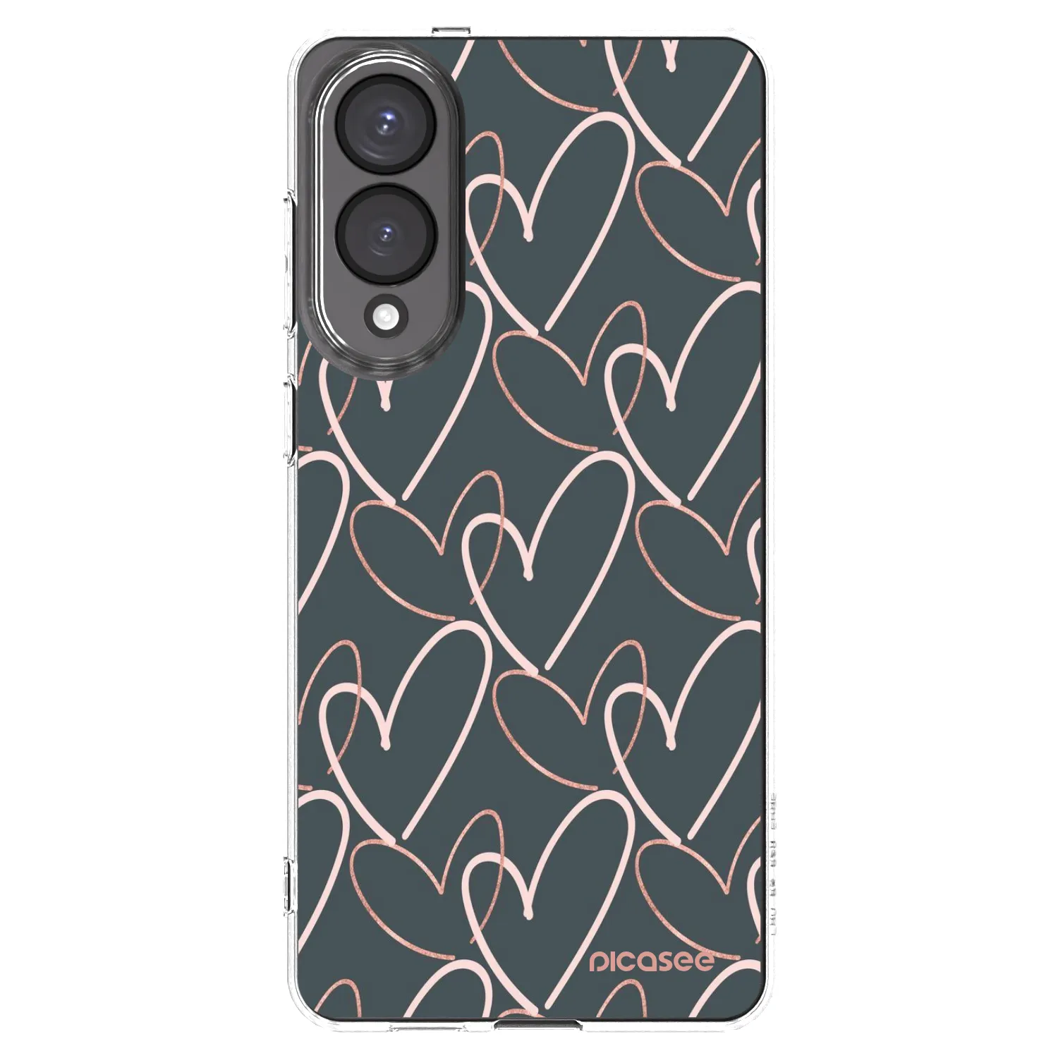 Picasee silikonska prozirna maskica za Samsung Galaxy S25 Edge 5G - Lots of love
